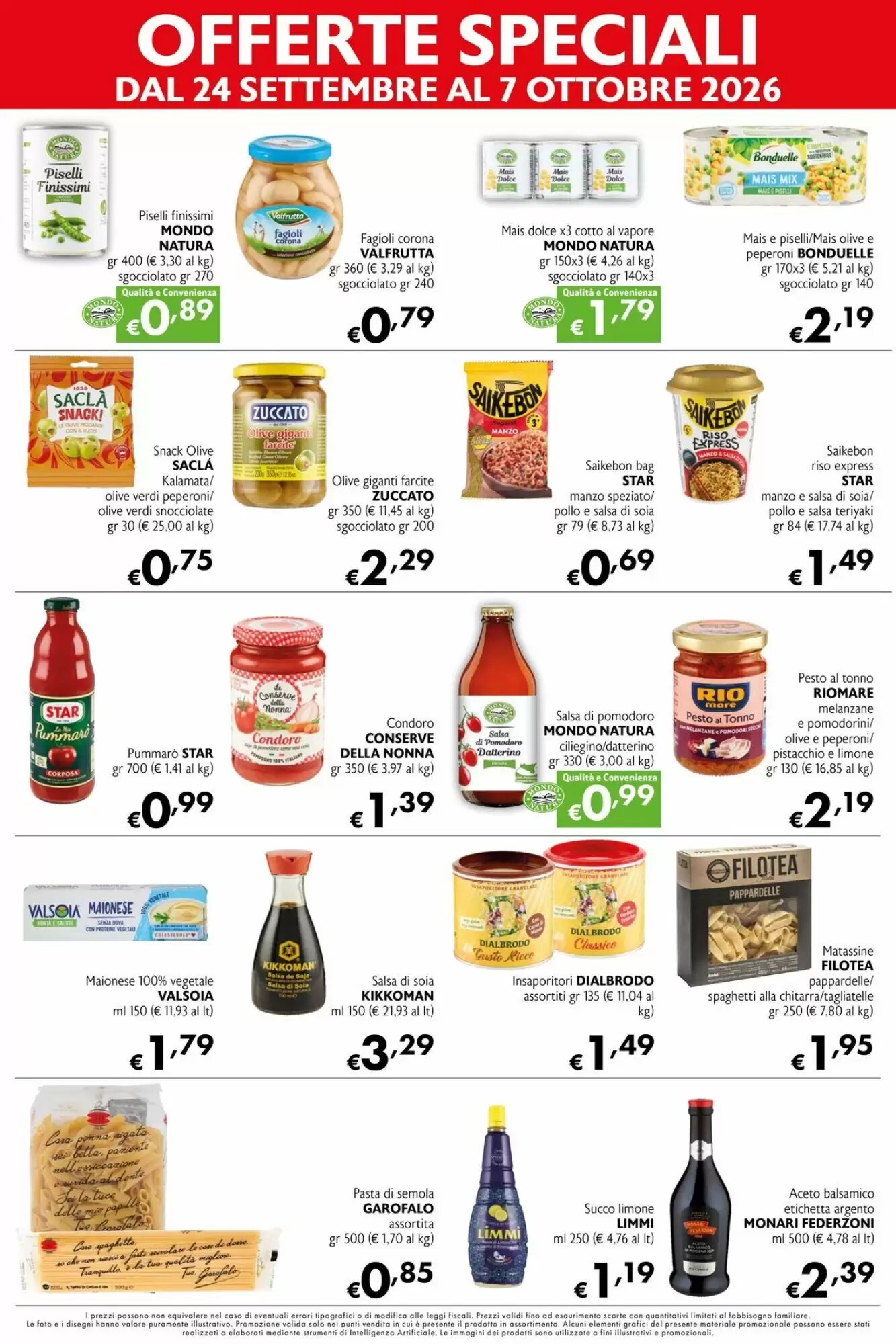Volantino promozionale Maxi Supermercati  valide dal 24/09/2026 - Pagina 5.