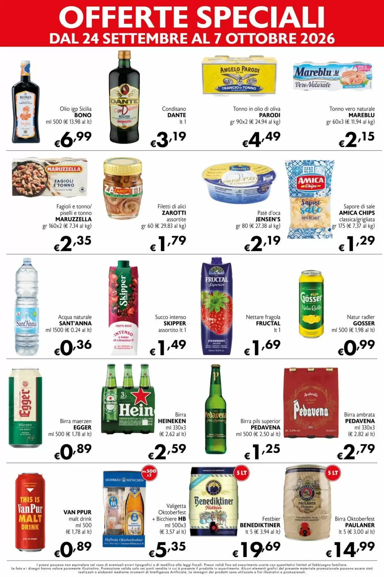 Volantino promozionale Maxi Supermercati  valide dal 24/09/2026 - Pagina 6.