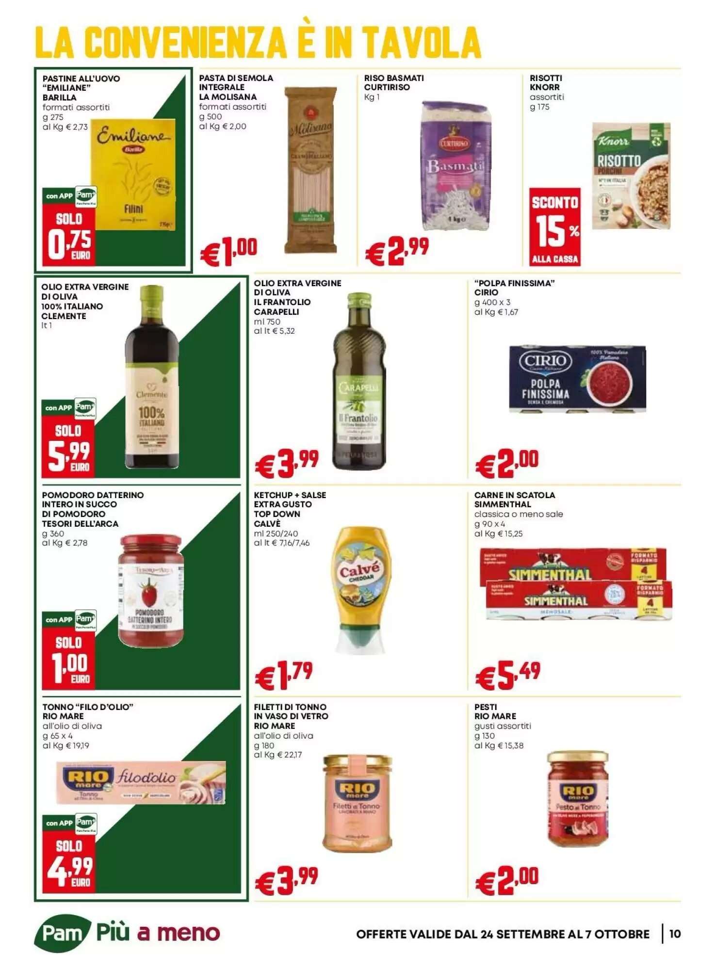 Volantino promozionale Pam  valide dal 24/09/2026 - Pagina 10.