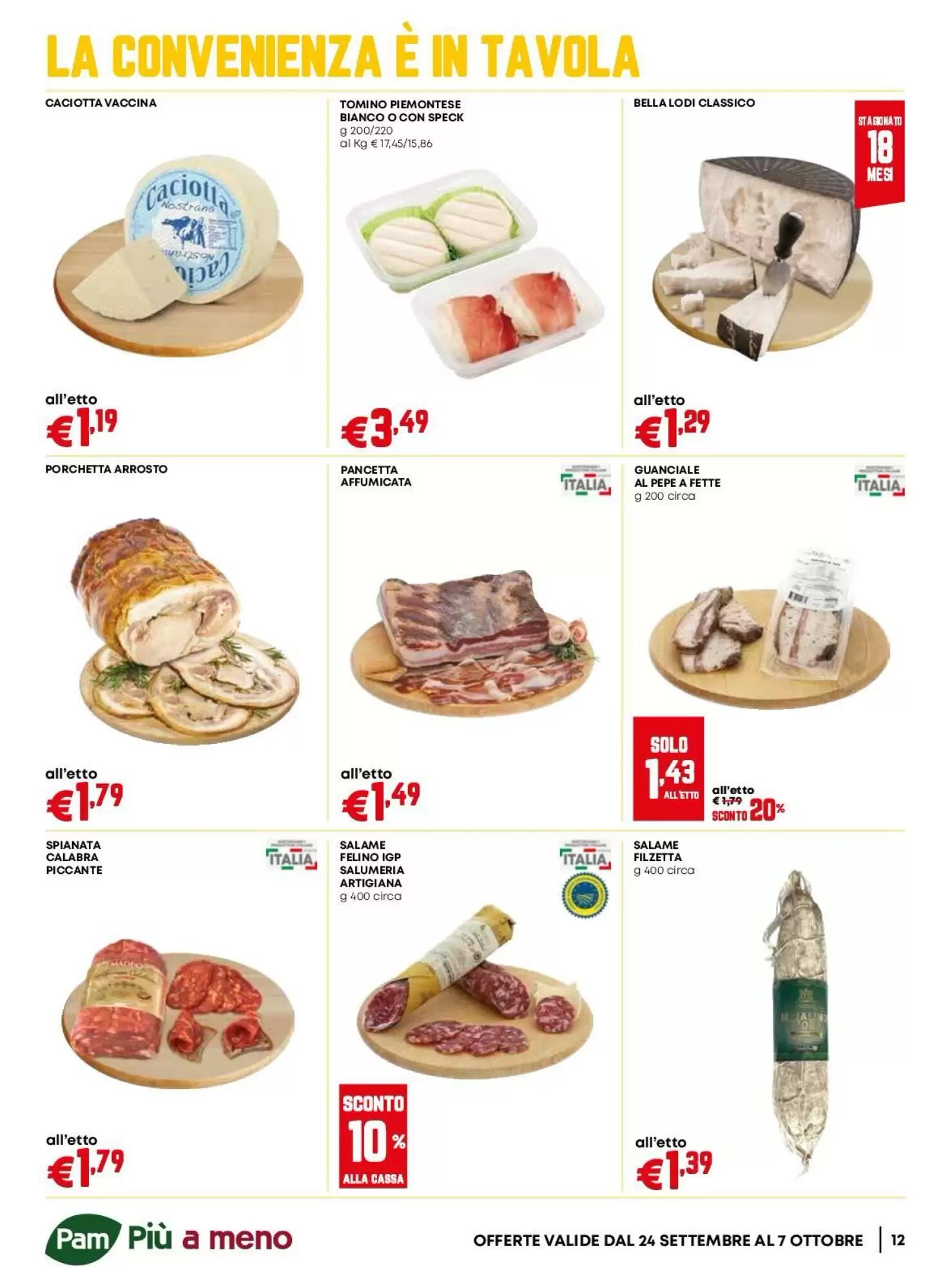 Volantino promozionale Pam  valide dal 24/09/2026 - Pagina 12.