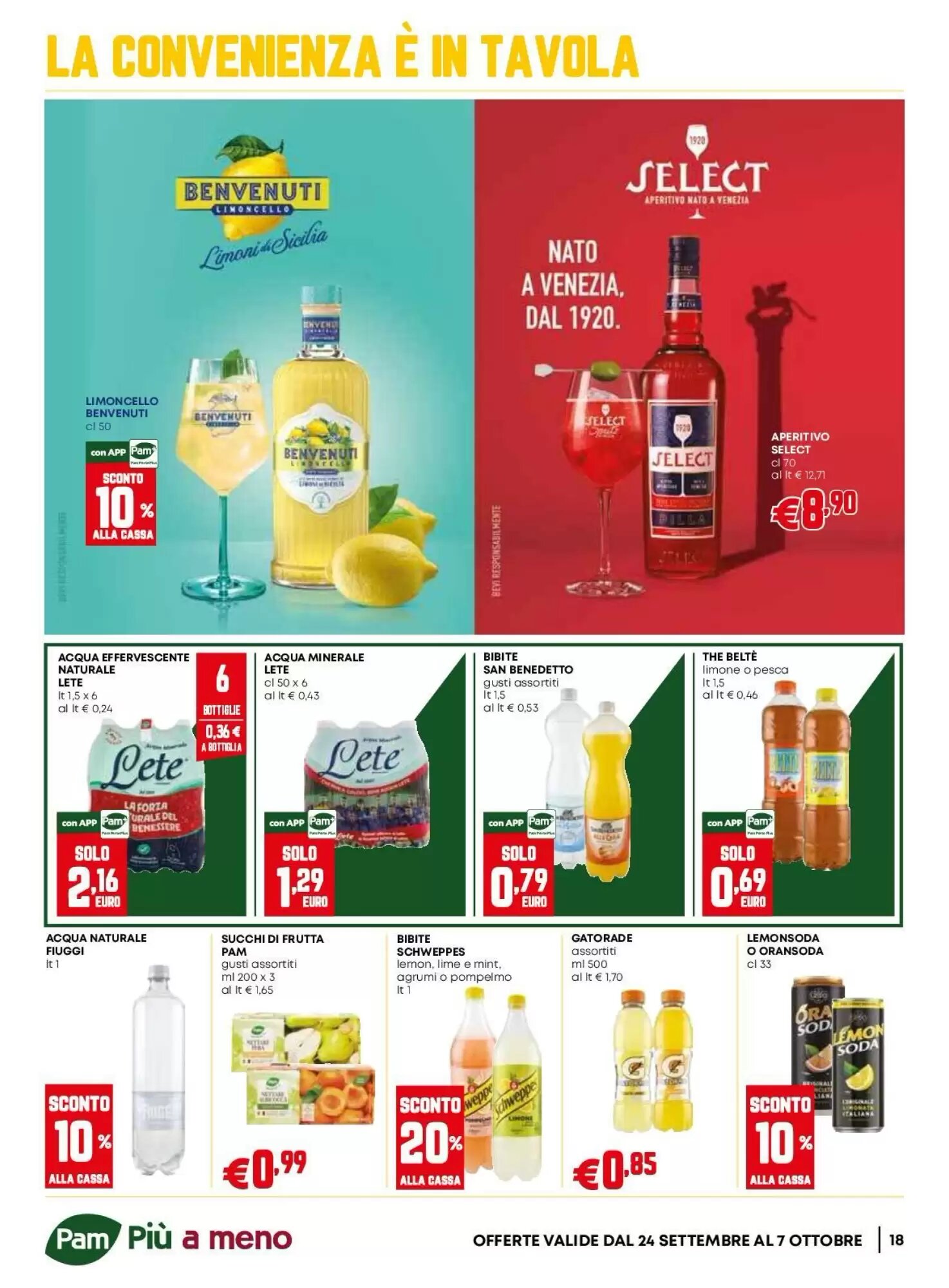 Volantino promozionale Pam  valide dal 24/09/2026 - Pagina 18.