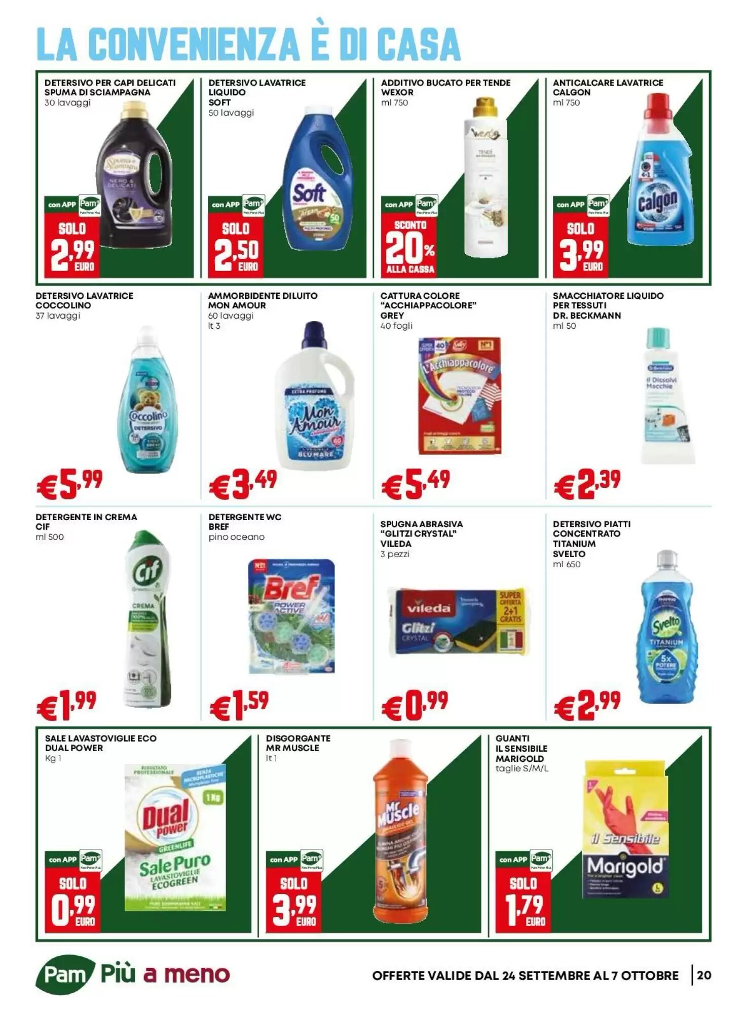 Volantino promozionale Pam  valide dal 24/09/2026 - Pagina 20.