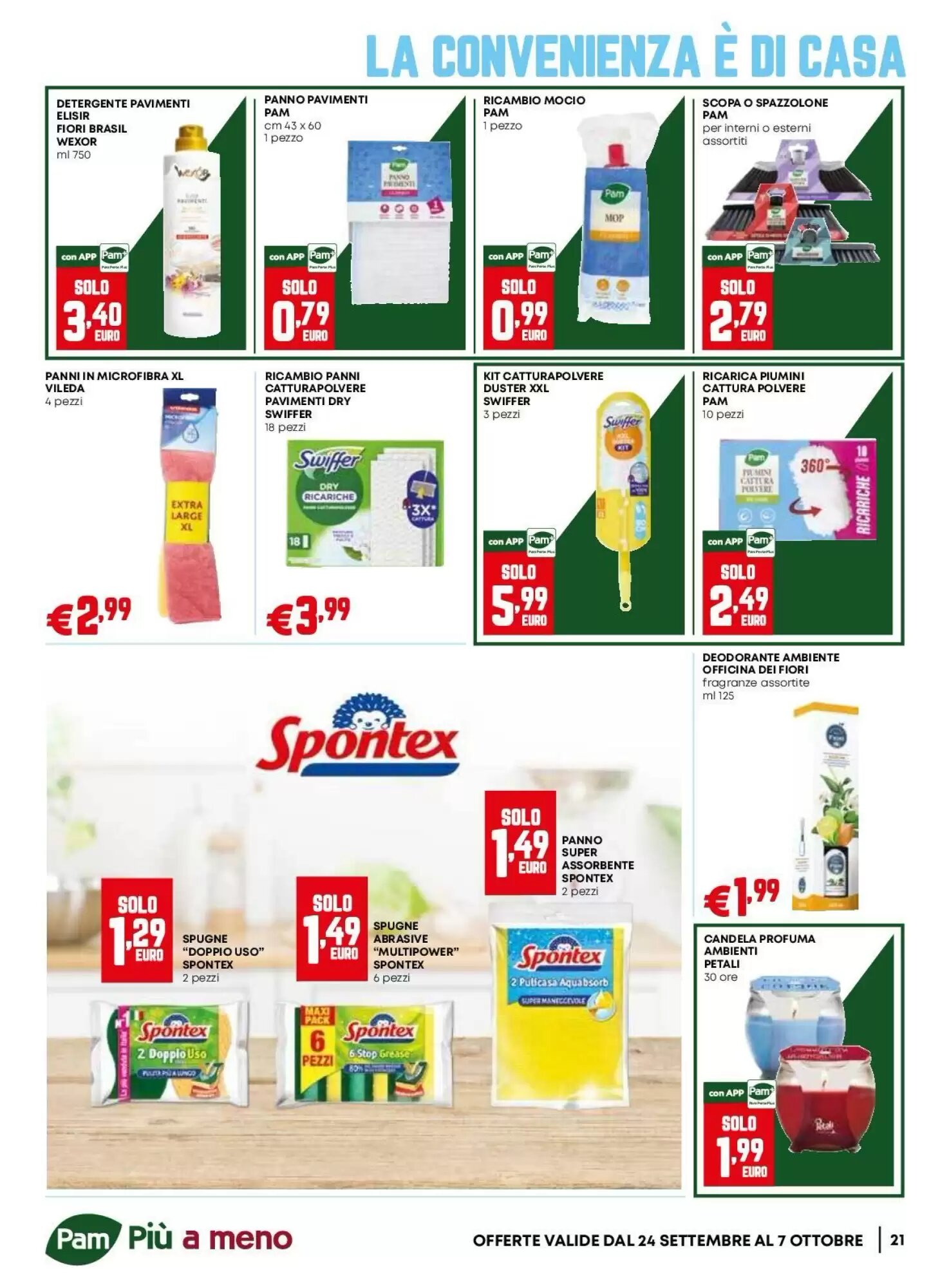 Volantino promozionale Pam  valide dal 24/09/2026 - Pagina 21.