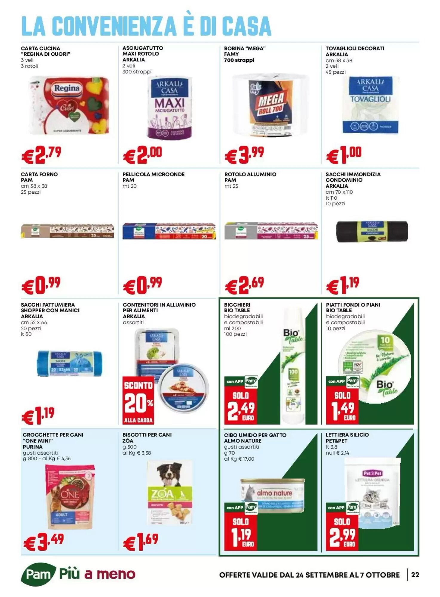 Volantino promozionale Pam  valide dal 24/09/2026 - Pagina 22.
