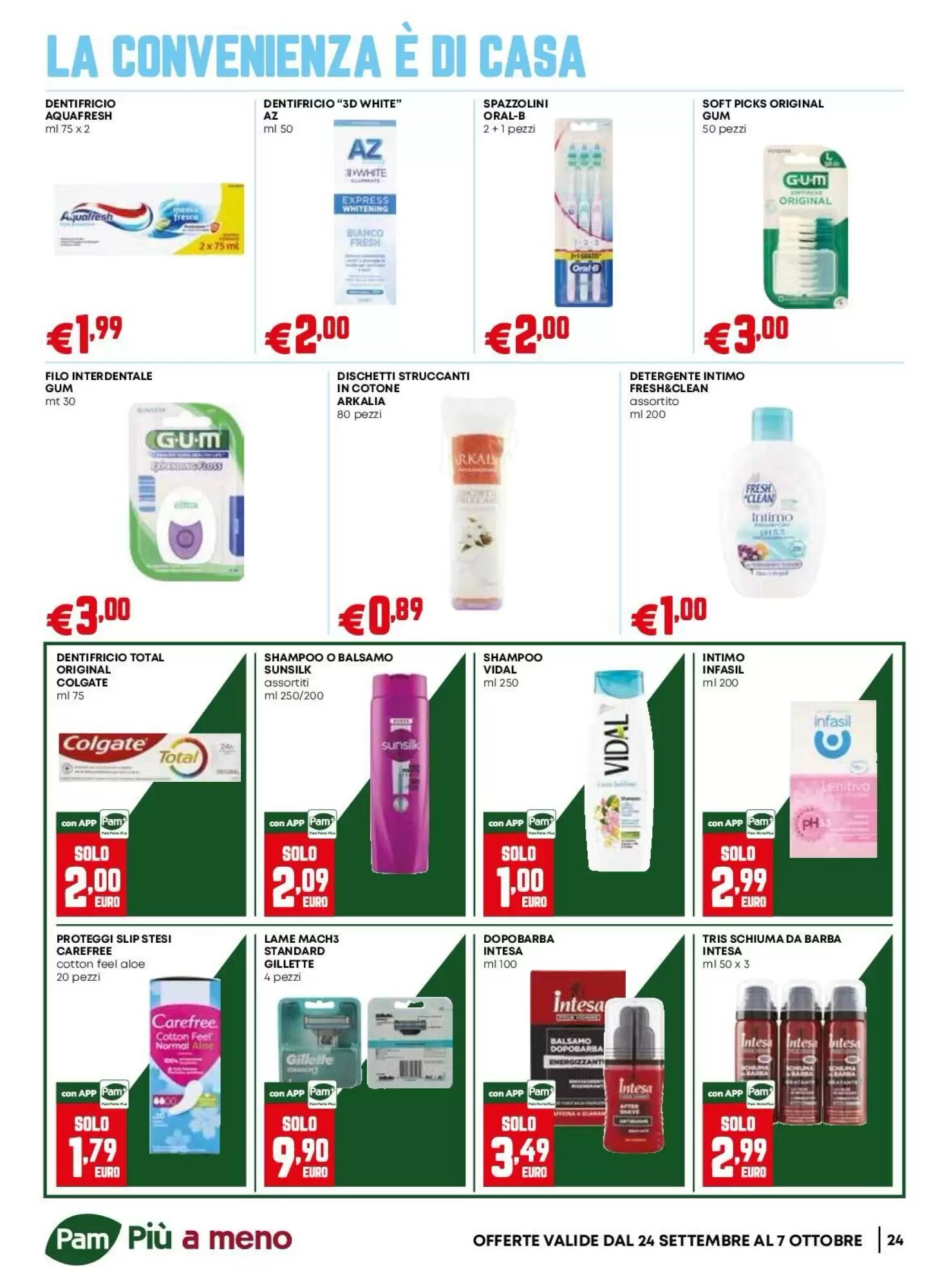 Volantino promozionale Pam  valide dal 24/09/2026 - Pagina 24.