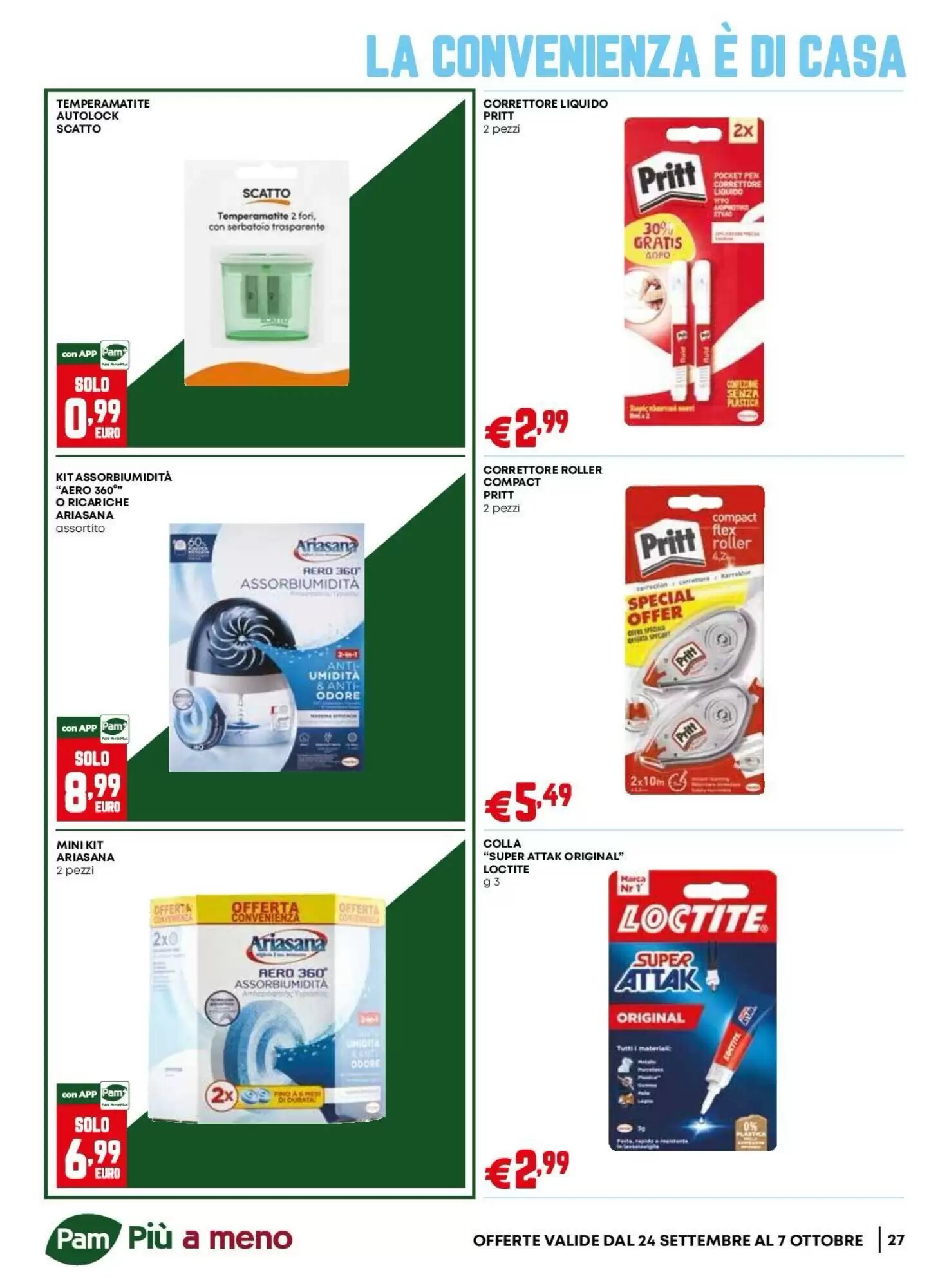 Volantino promozionale Pam  valide dal 24/09/2026 - Pagina 27.