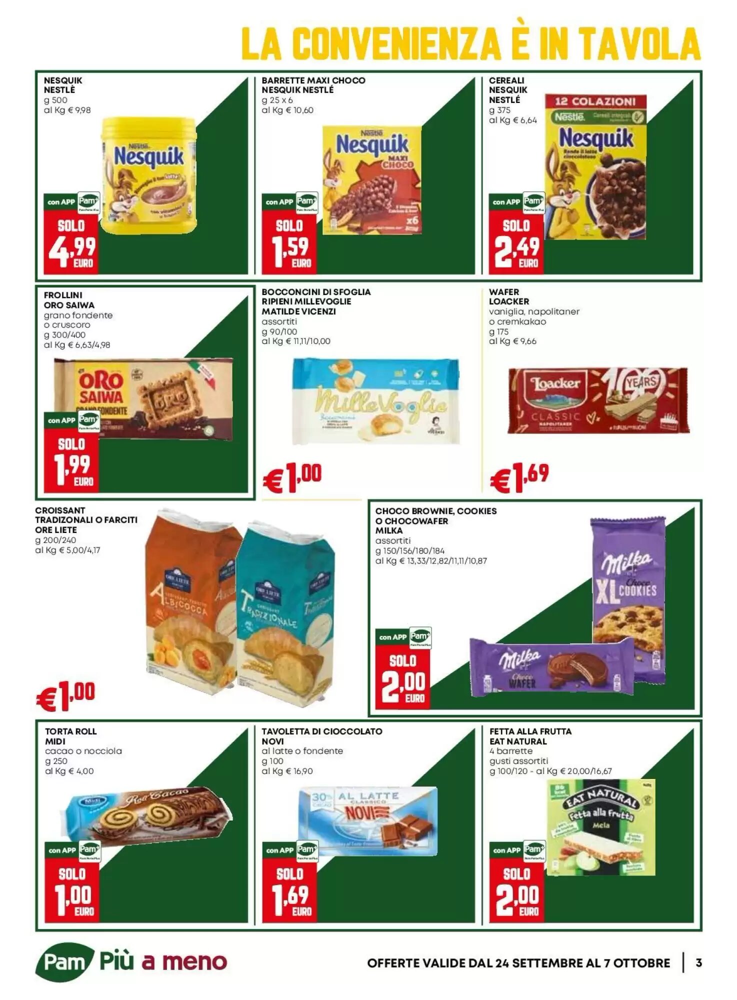 Volantino promozionale Pam  valide dal 24/09/2026 - Pagina 3.