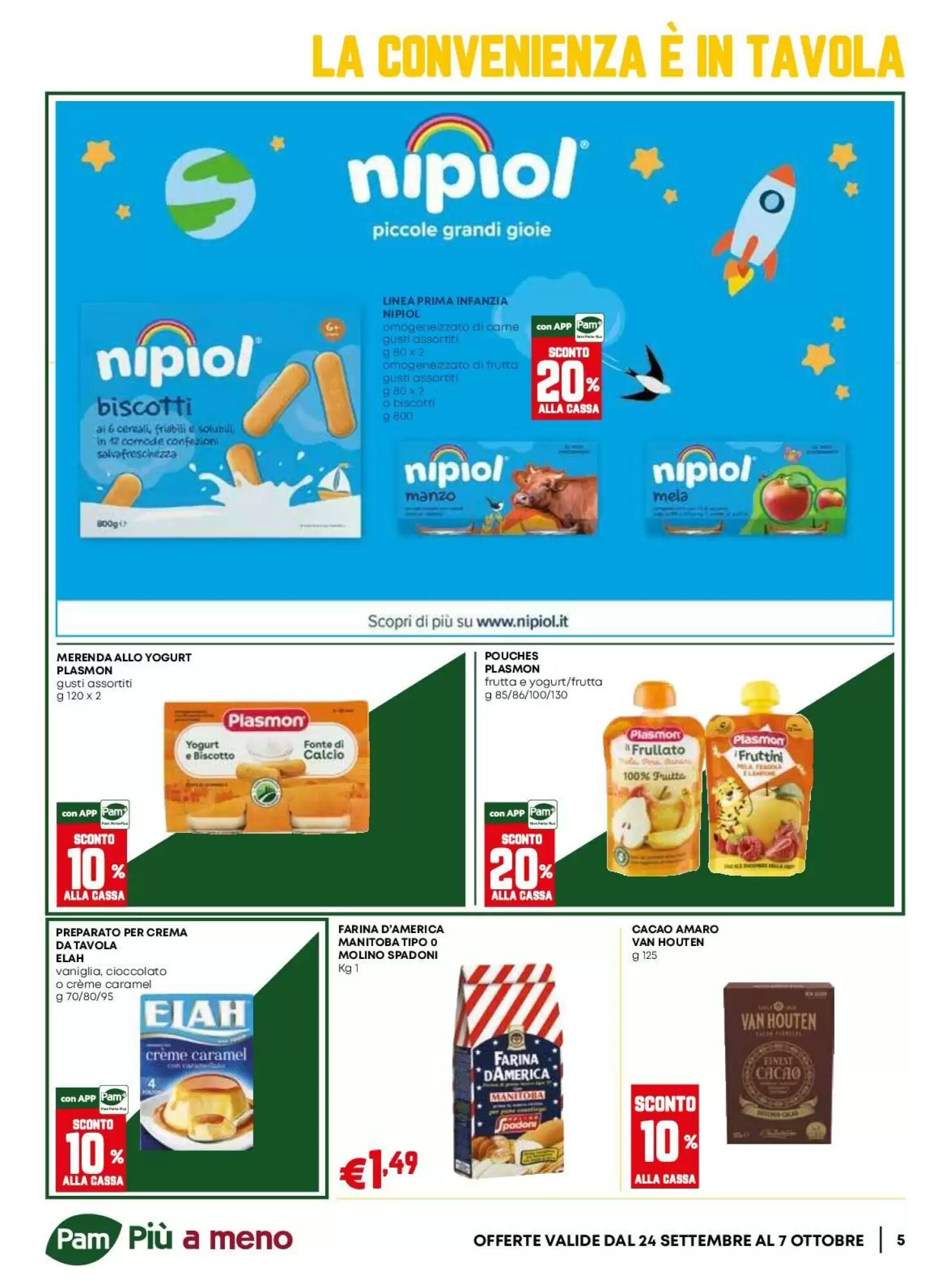 Volantino promozionale Pam  valide dal 24/09/2026 - Pagina 5.