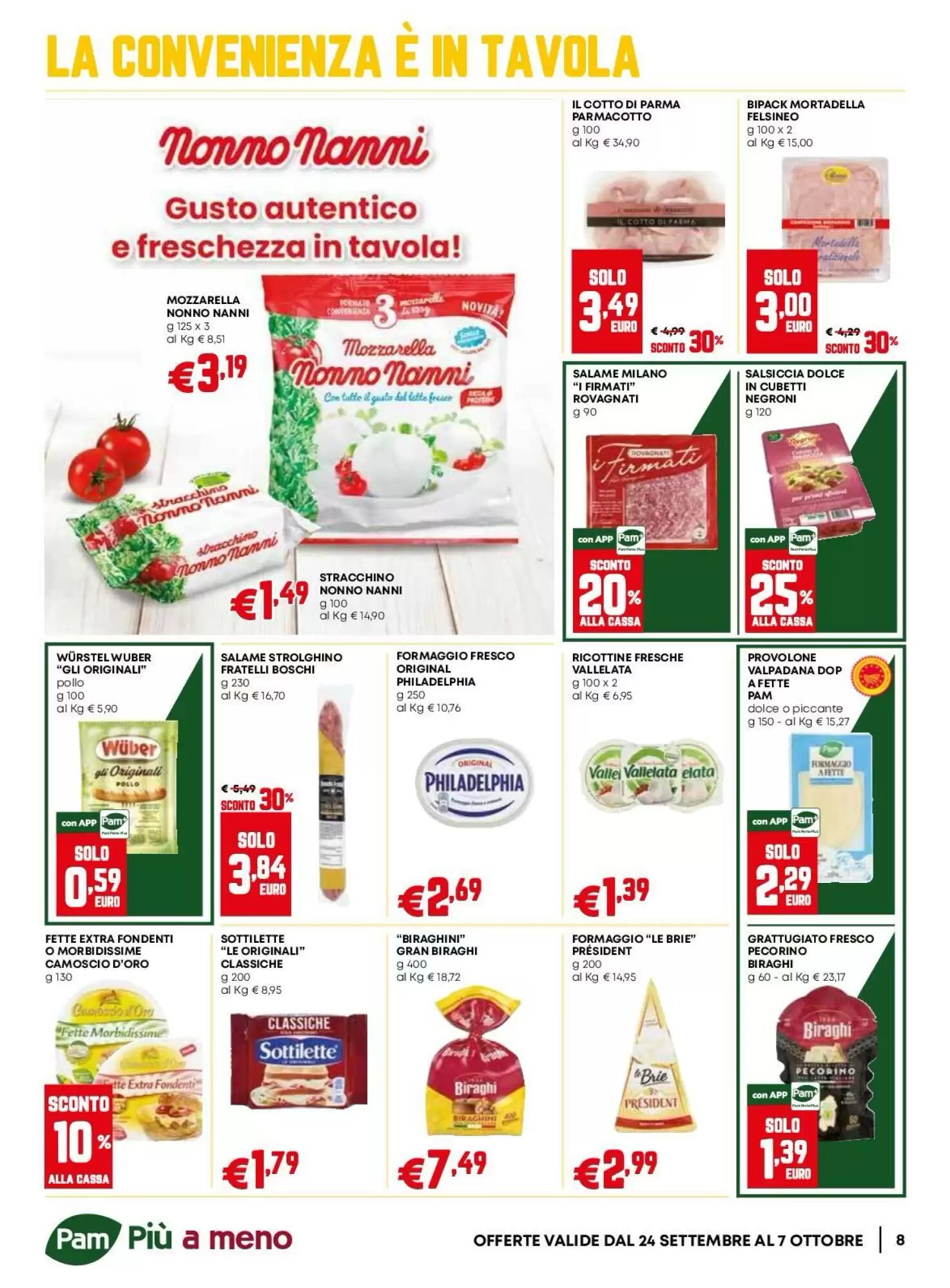 Volantino promozionale Pam  valide dal 24/09/2026 - Pagina 8.