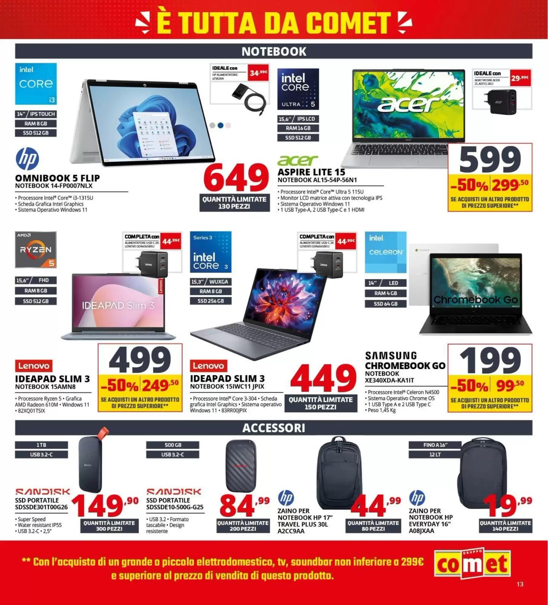 Volantino promozionale Comet  valide dal 24/09/2026 - Pagina 13.