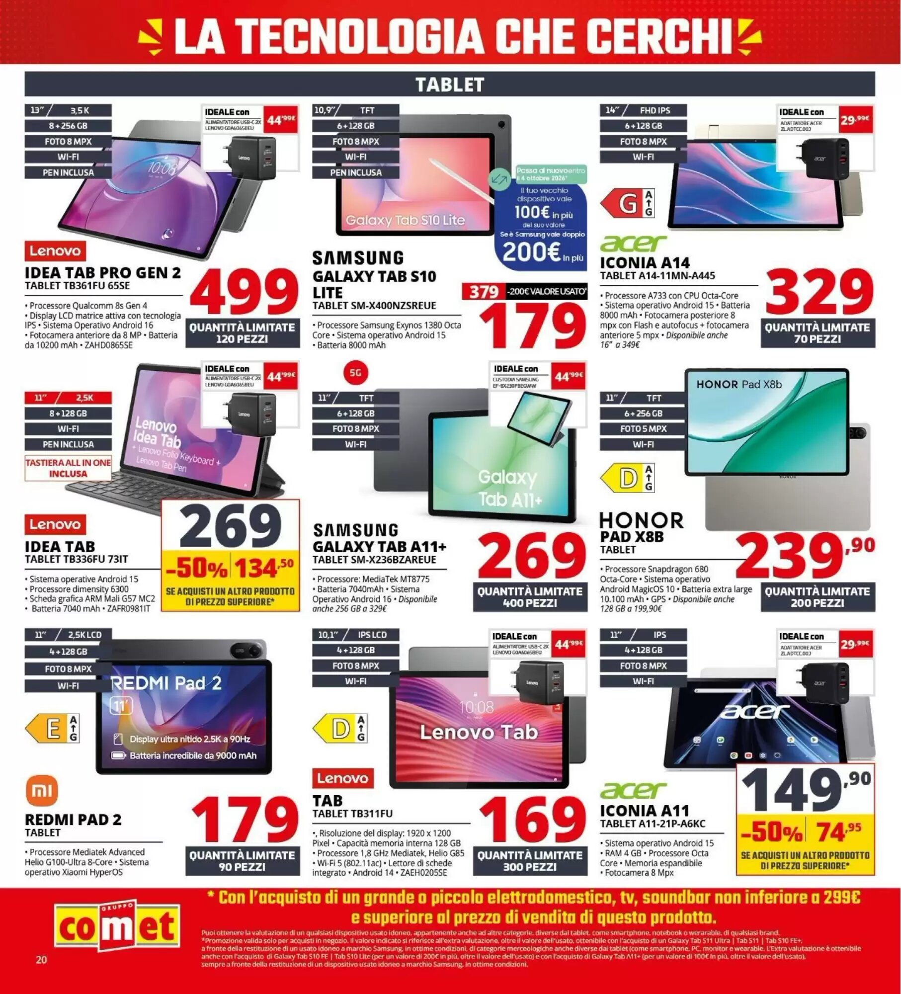 Volantino promozionale Comet  valide dal 24/09/2026 - Pagina 20.