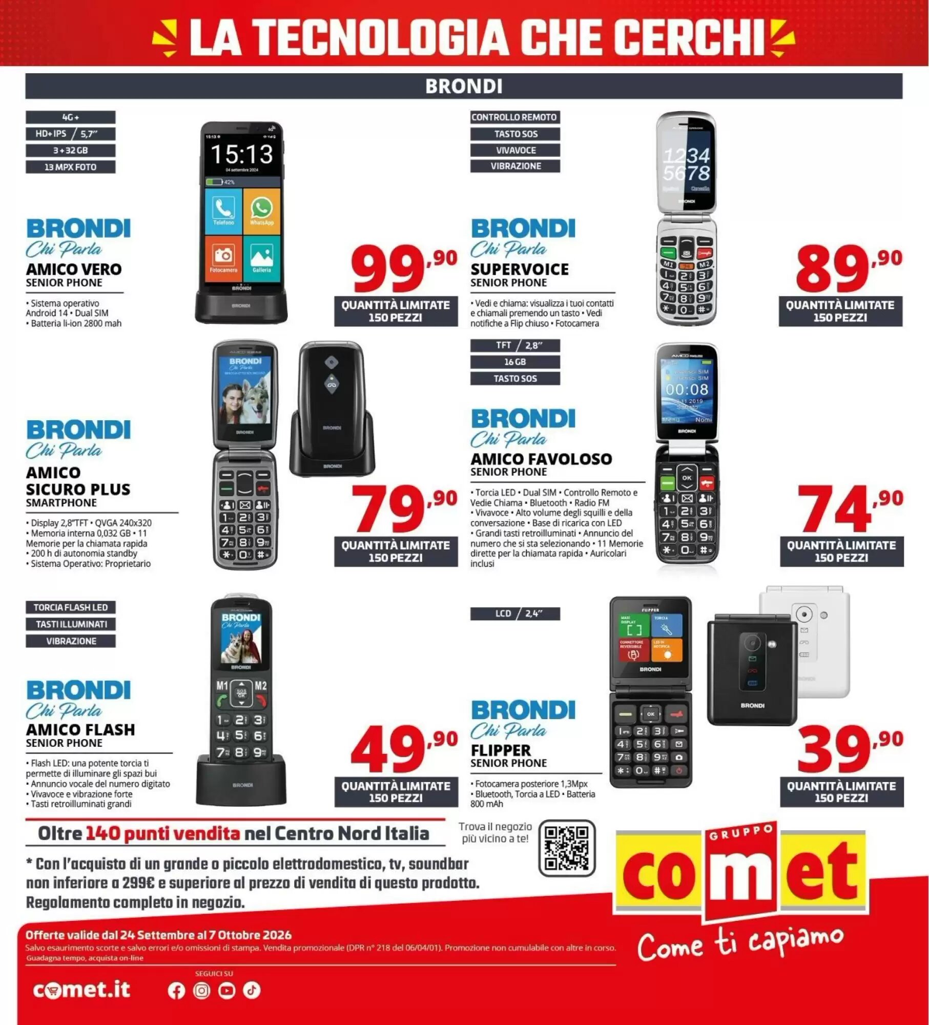 Volantino promozionale Comet  valide dal 24/09/2026 - Pagina 39.