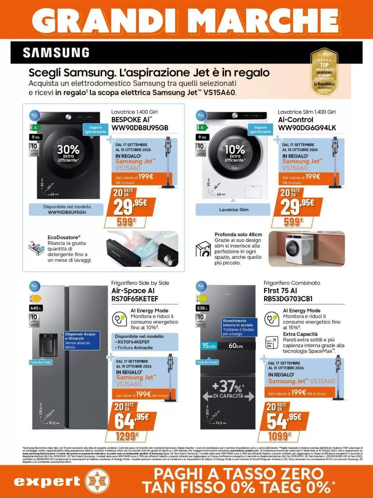 Volantino promozionale Expert  valide dal 24/09/2026 - Pagina 7.