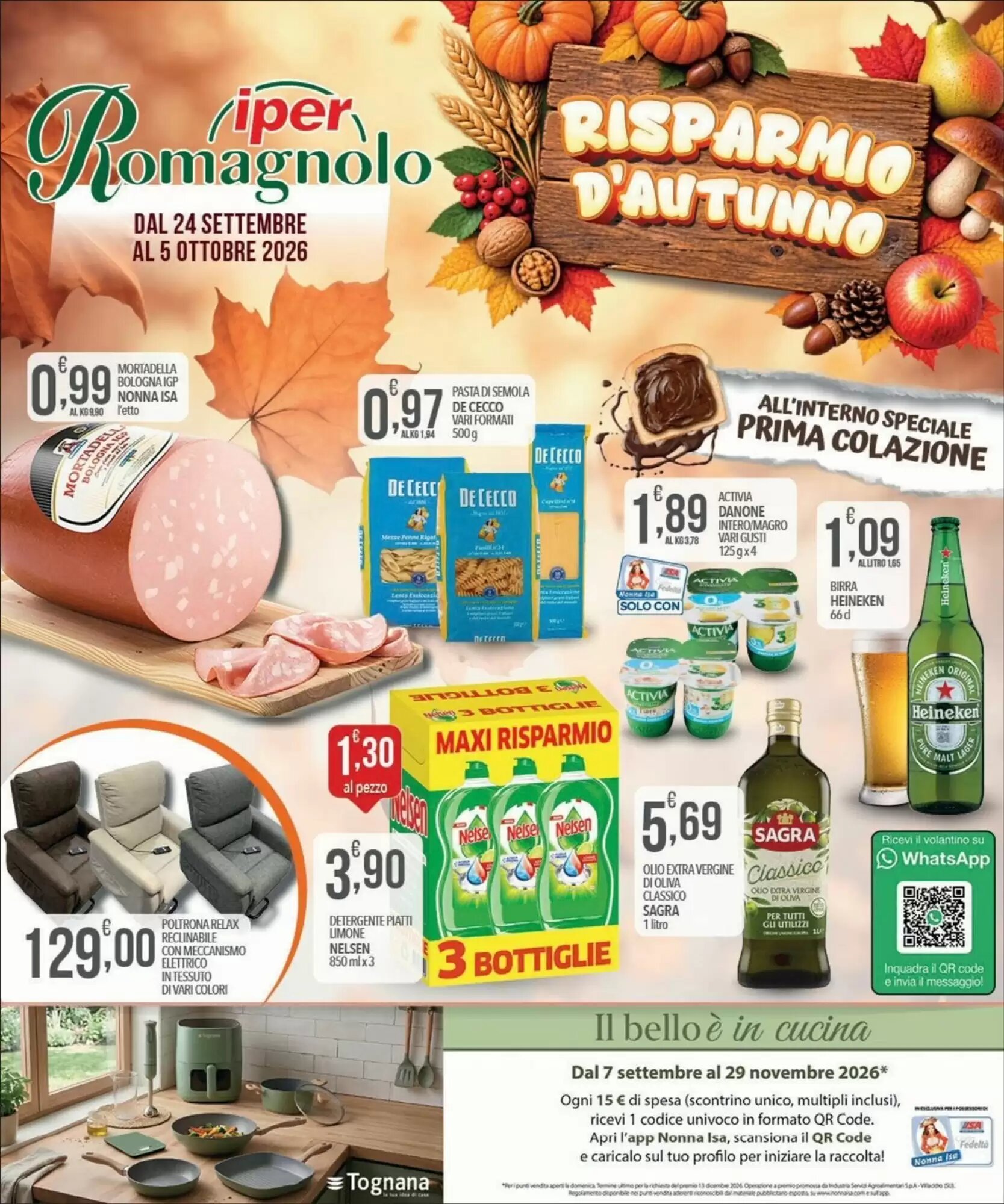 Volantino promozionale Iper Romagnolo  valide dal 24/09/2026 - Pagina 1.