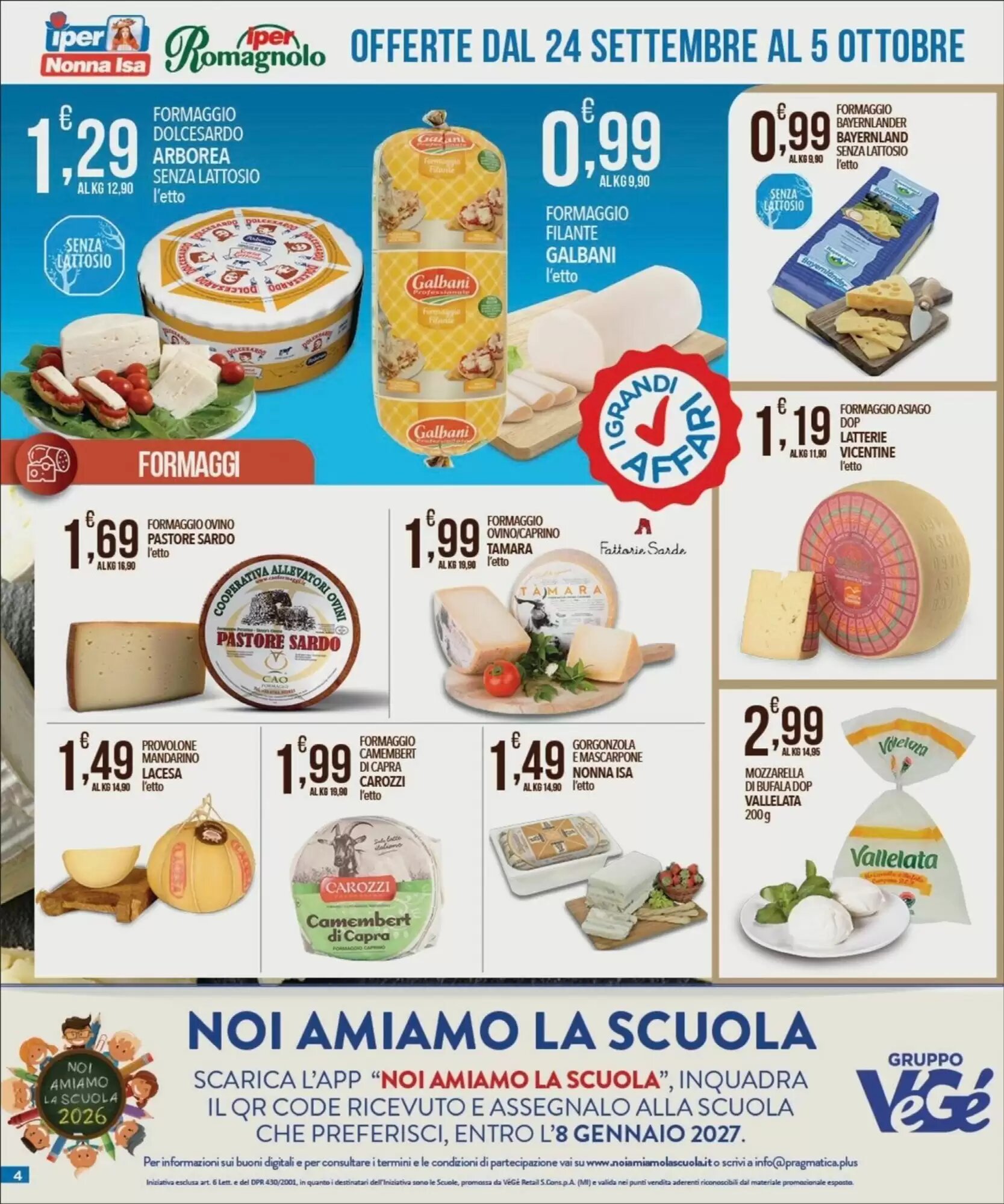 Volantino promozionale Iper Romagnolo  valide dal 24/09/2026 - Pagina 4.