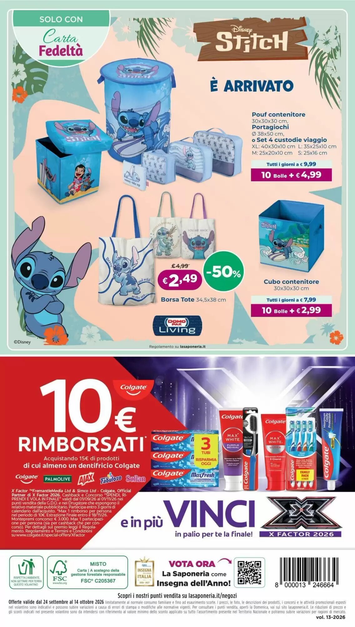 Volantino promozionale La Saponeria  valide dal 24/09/2026 - Pagina 20.