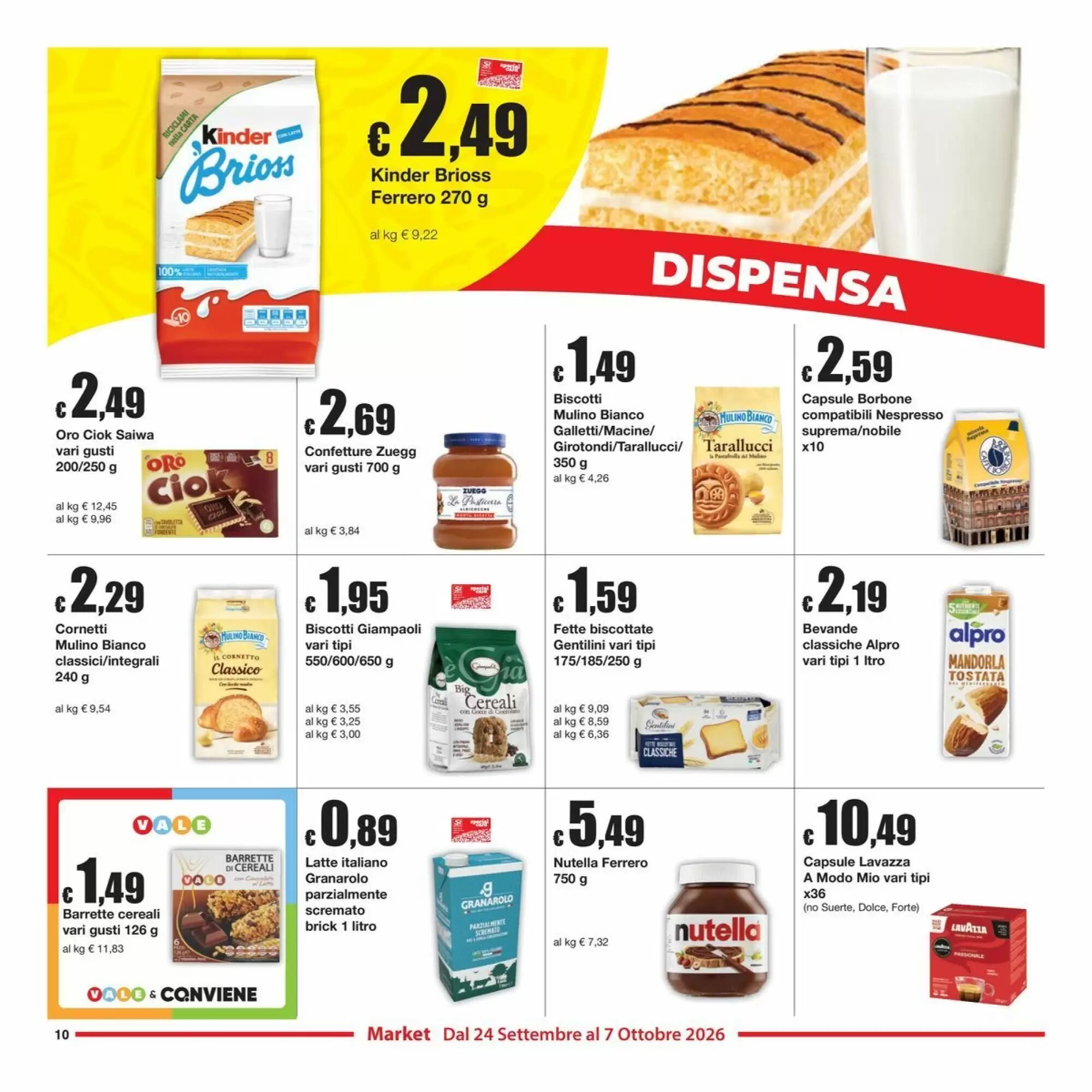 Volantino promozionale Sì con te  valide dal 24/09/2026 - Pagina 10.