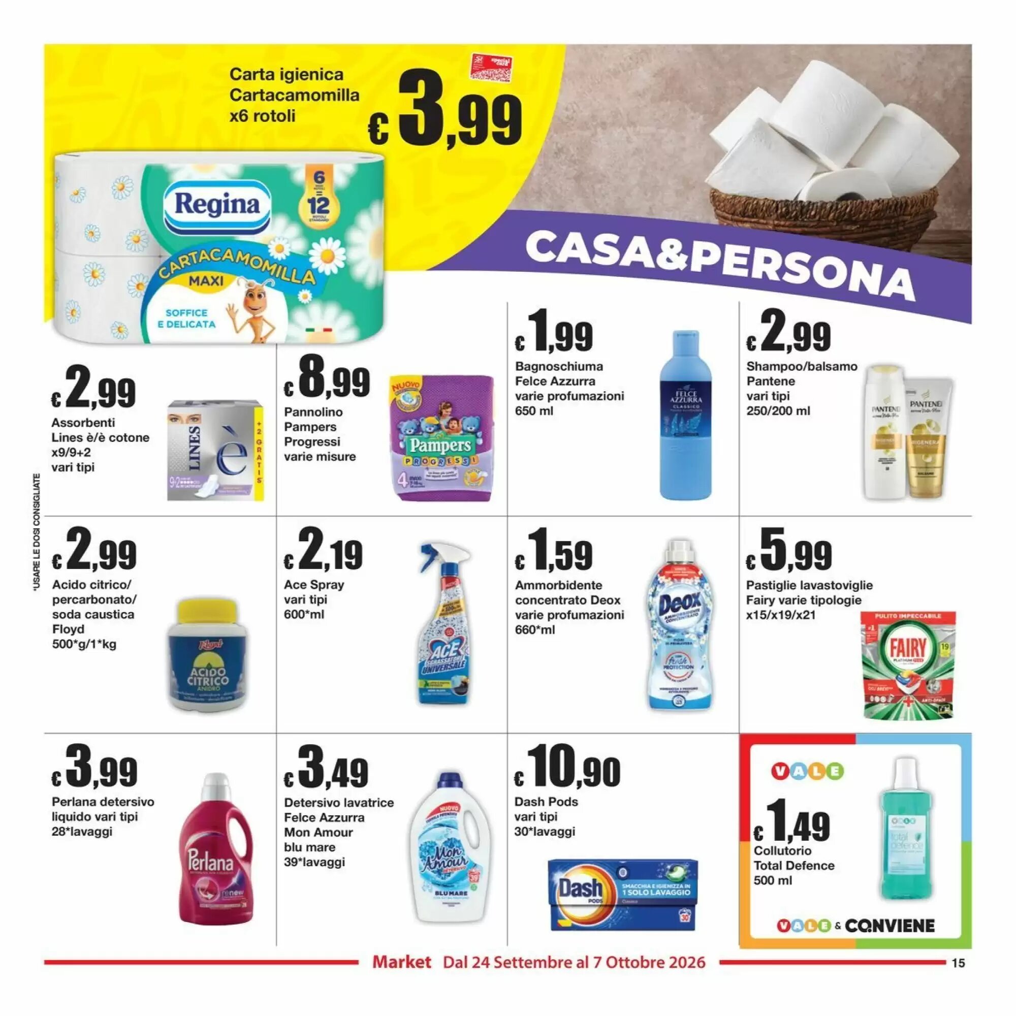Volantino promozionale Sì con te  valide dal 24/09/2026 - Pagina 15.