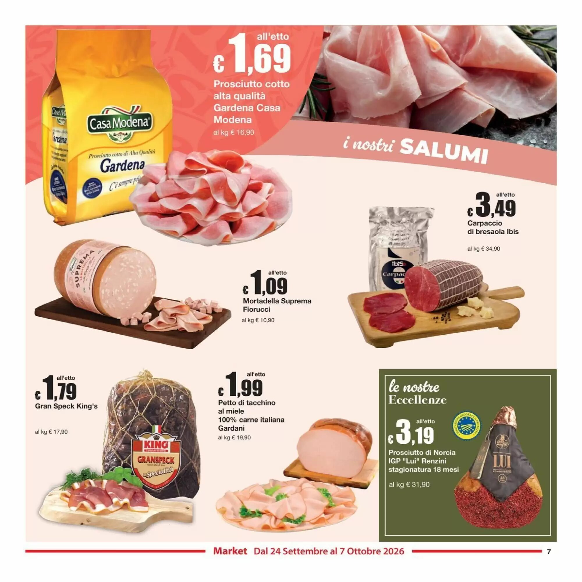 Volantino promozionale Sì con te  valide dal 24/09/2026 - Pagina 7.