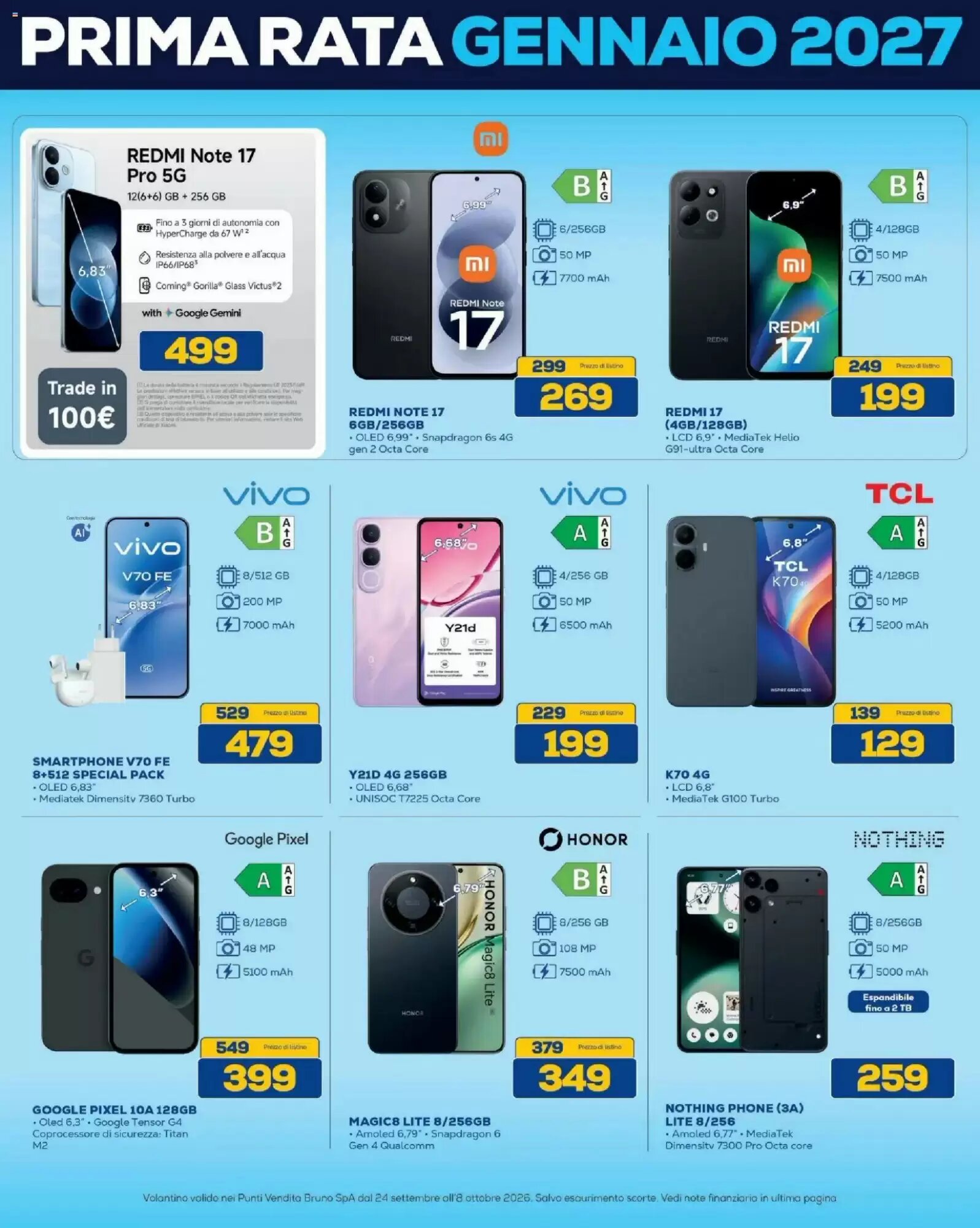Volantino promozionale Euronics Bruno  valide dal 24/09/2026 - Pagina 12.