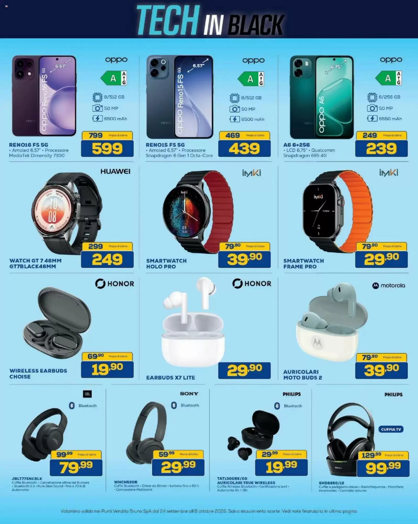 Volantino promozionale Euronics Bruno  valide dal 24/09/2026 - Pagina 13.
