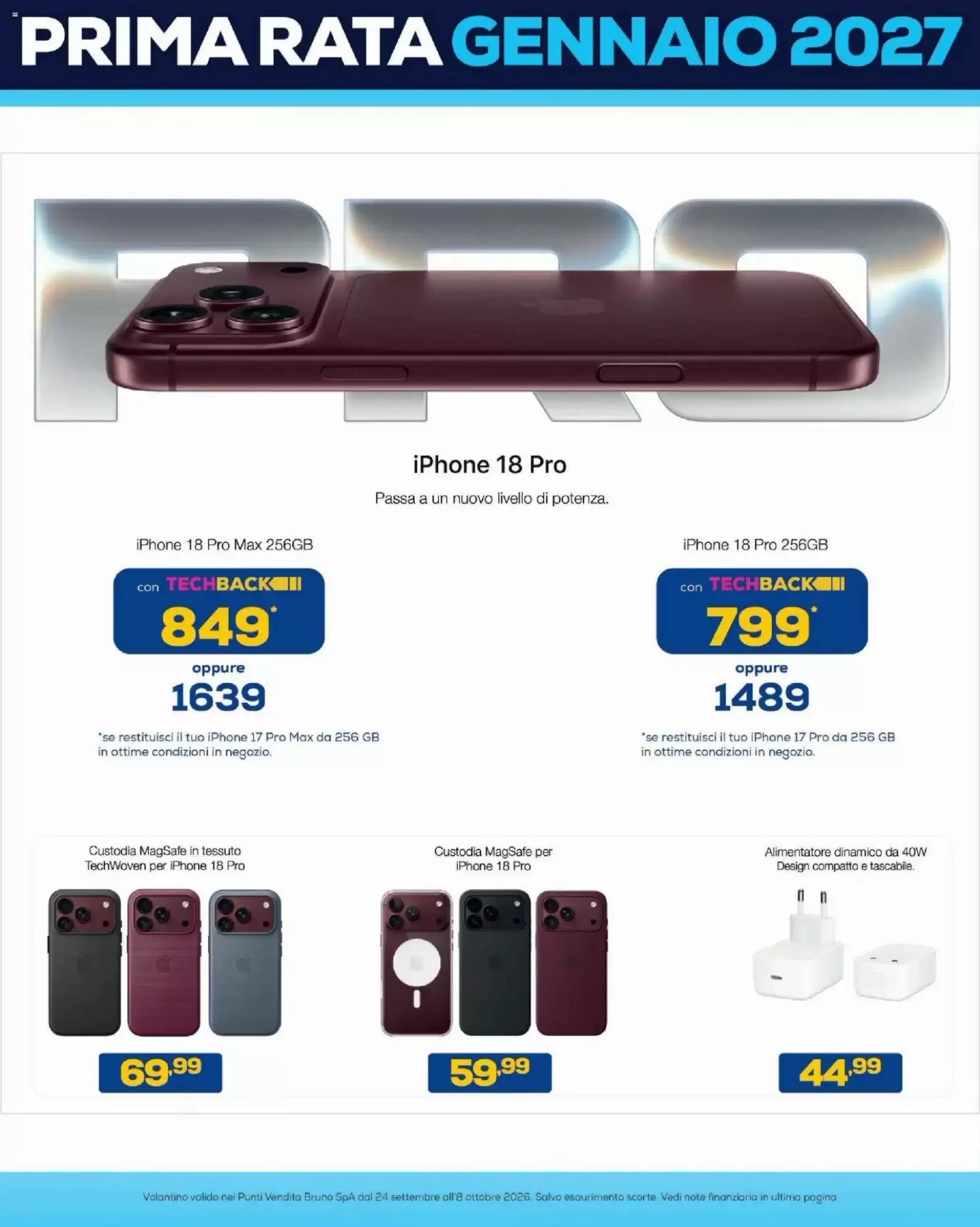 Volantino promozionale Euronics Bruno  valide dal 24/09/2026 - Pagina 16.