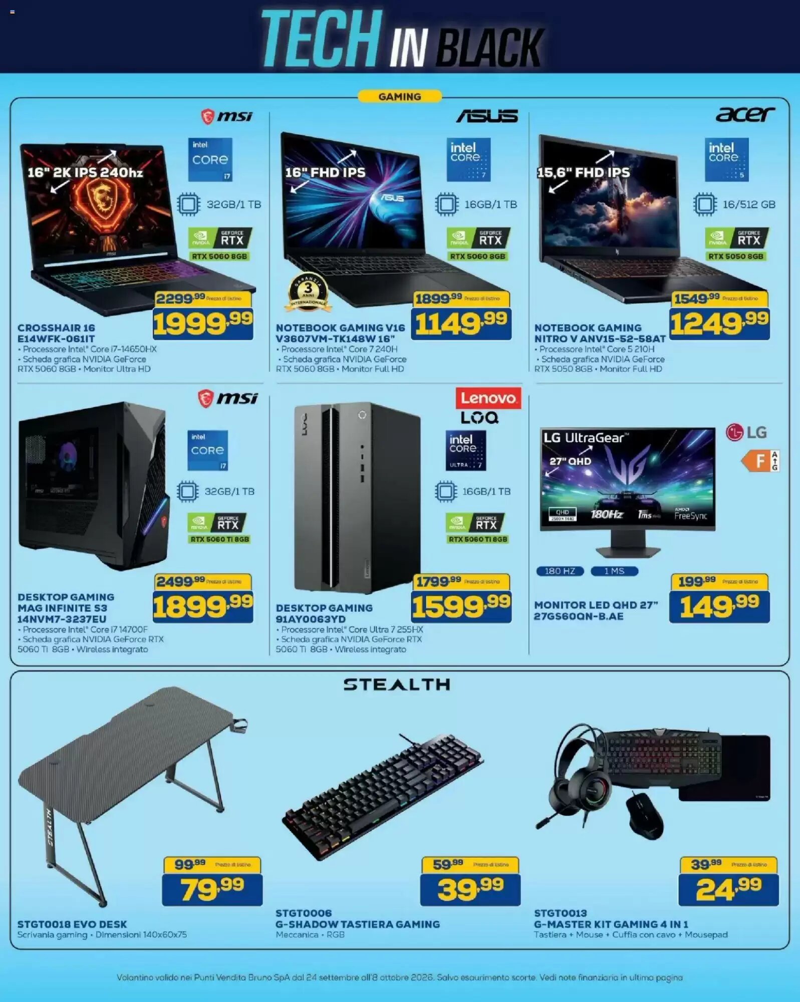 Volantino promozionale Euronics Bruno  valide dal 24/09/2026 - Pagina 20.