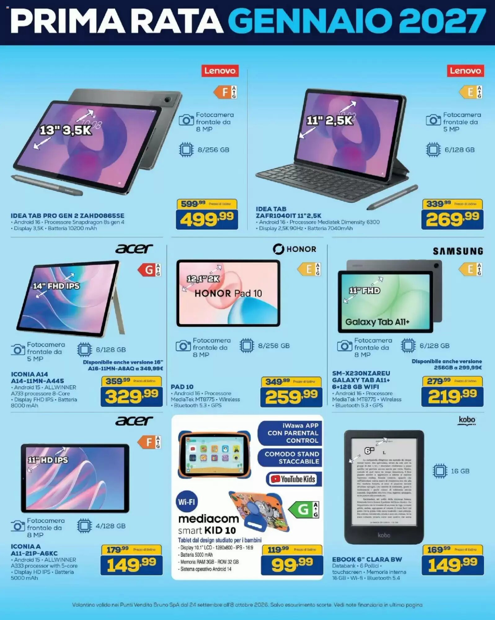 Volantino promozionale Euronics Bruno  valide dal 24/09/2026 - Pagina 21.