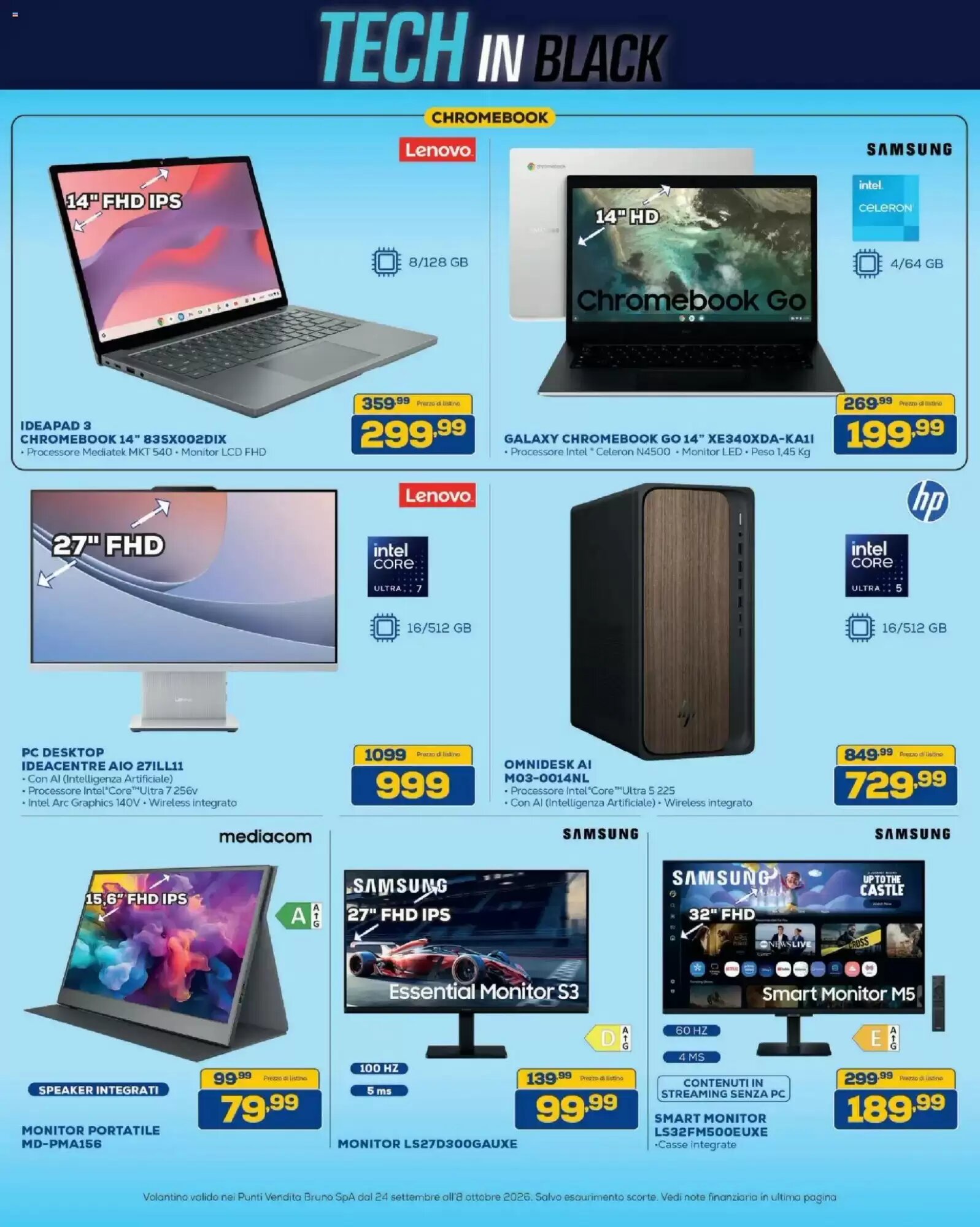 Volantino promozionale Euronics Bruno  valide dal 24/09/2026 - Pagina 22.
