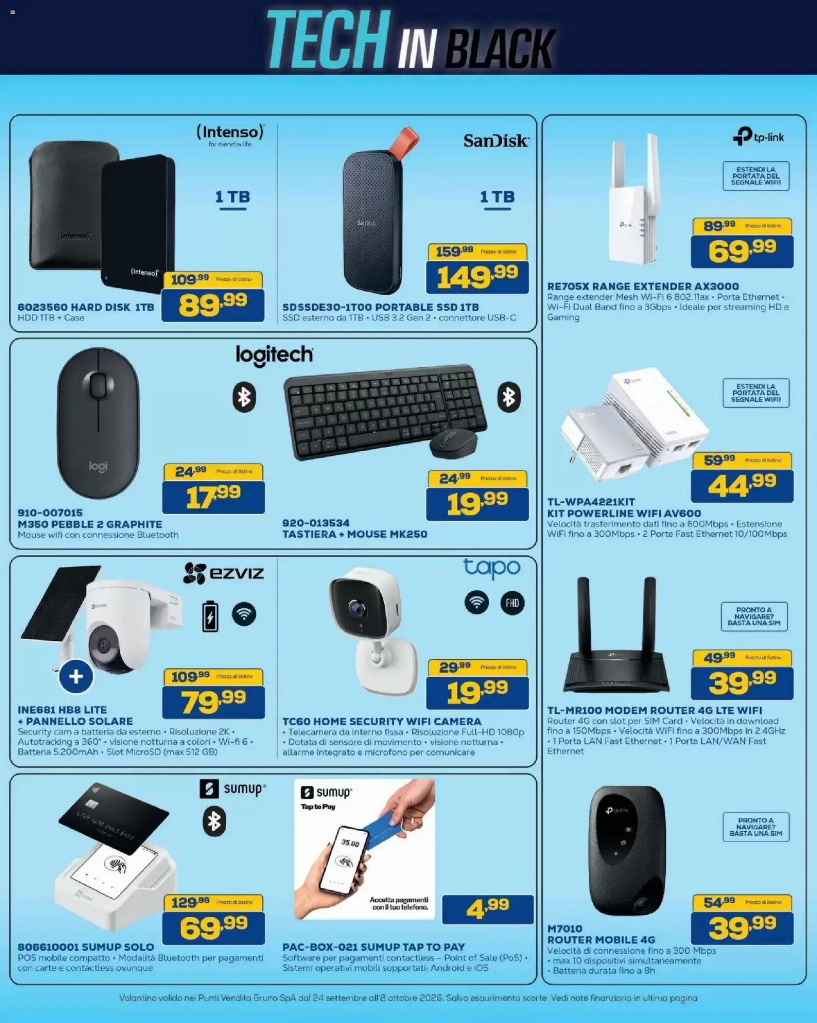 Volantino promozionale Euronics Bruno  valide dal 24/09/2026 - Pagina 24.