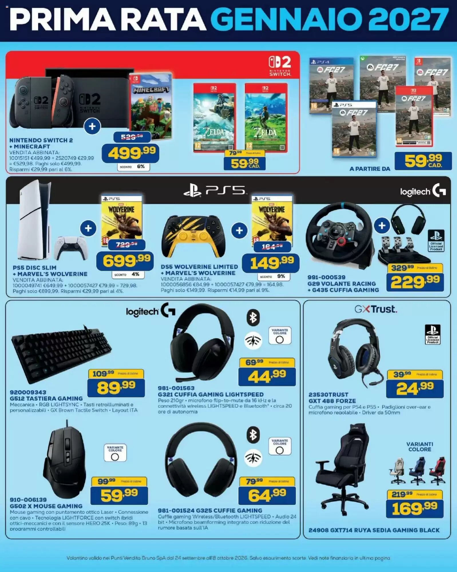 Volantino promozionale Euronics Bruno  valide dal 24/09/2026 - Pagina 25.
