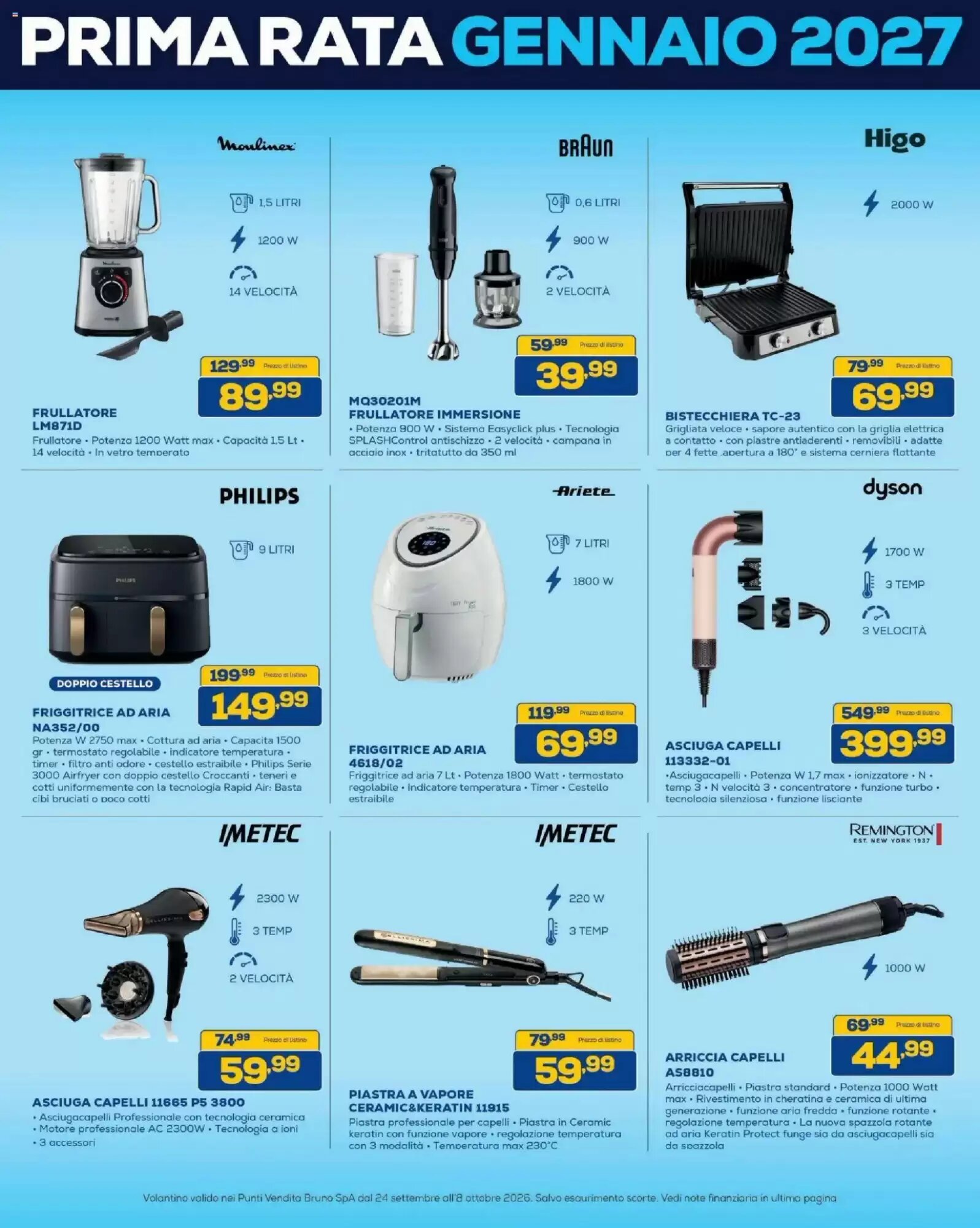 Volantino promozionale Euronics Bruno  valide dal 24/09/2026 - Pagina 29.
