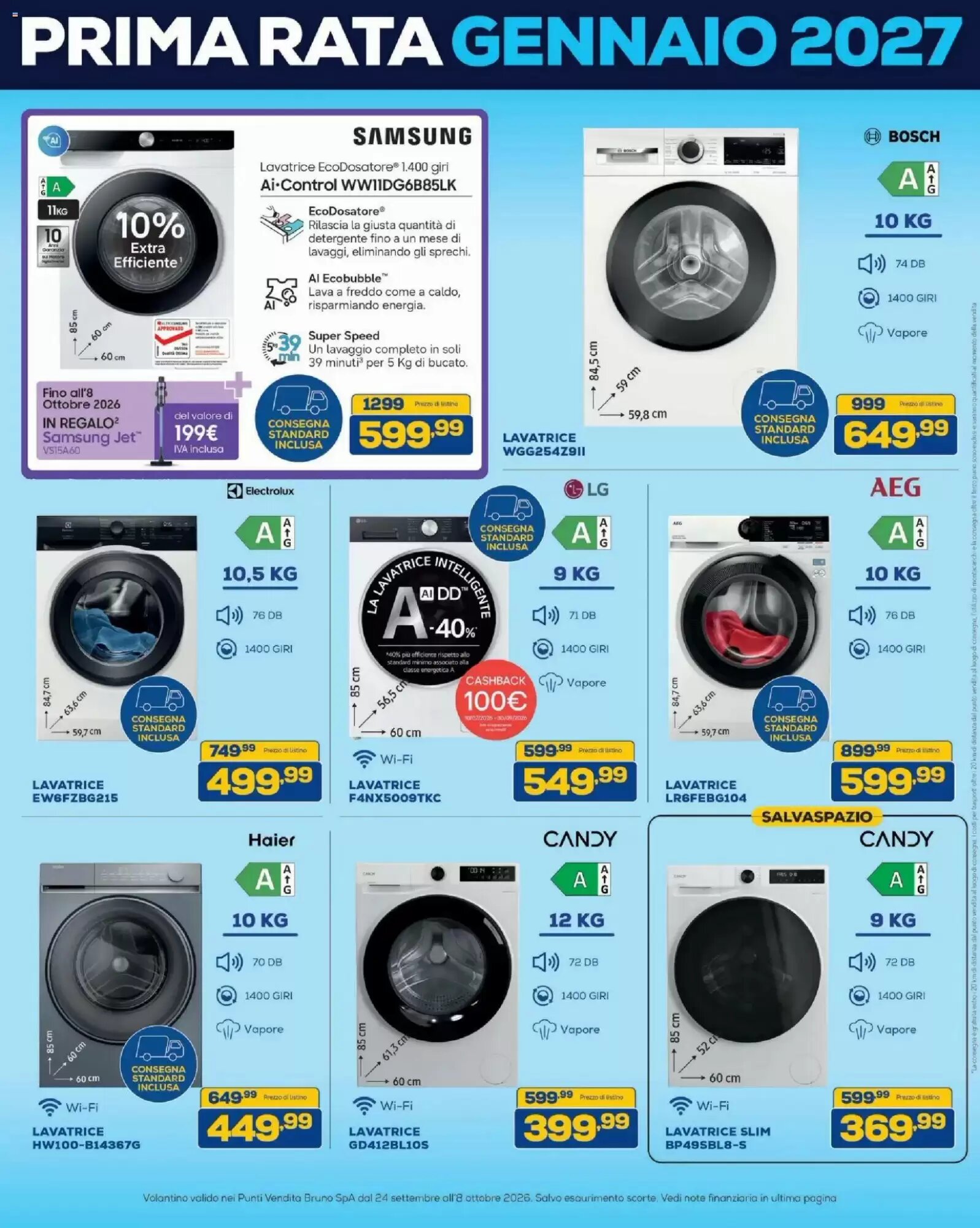 Volantino promozionale Euronics Bruno  valide dal 24/09/2026 - Pagina 31.