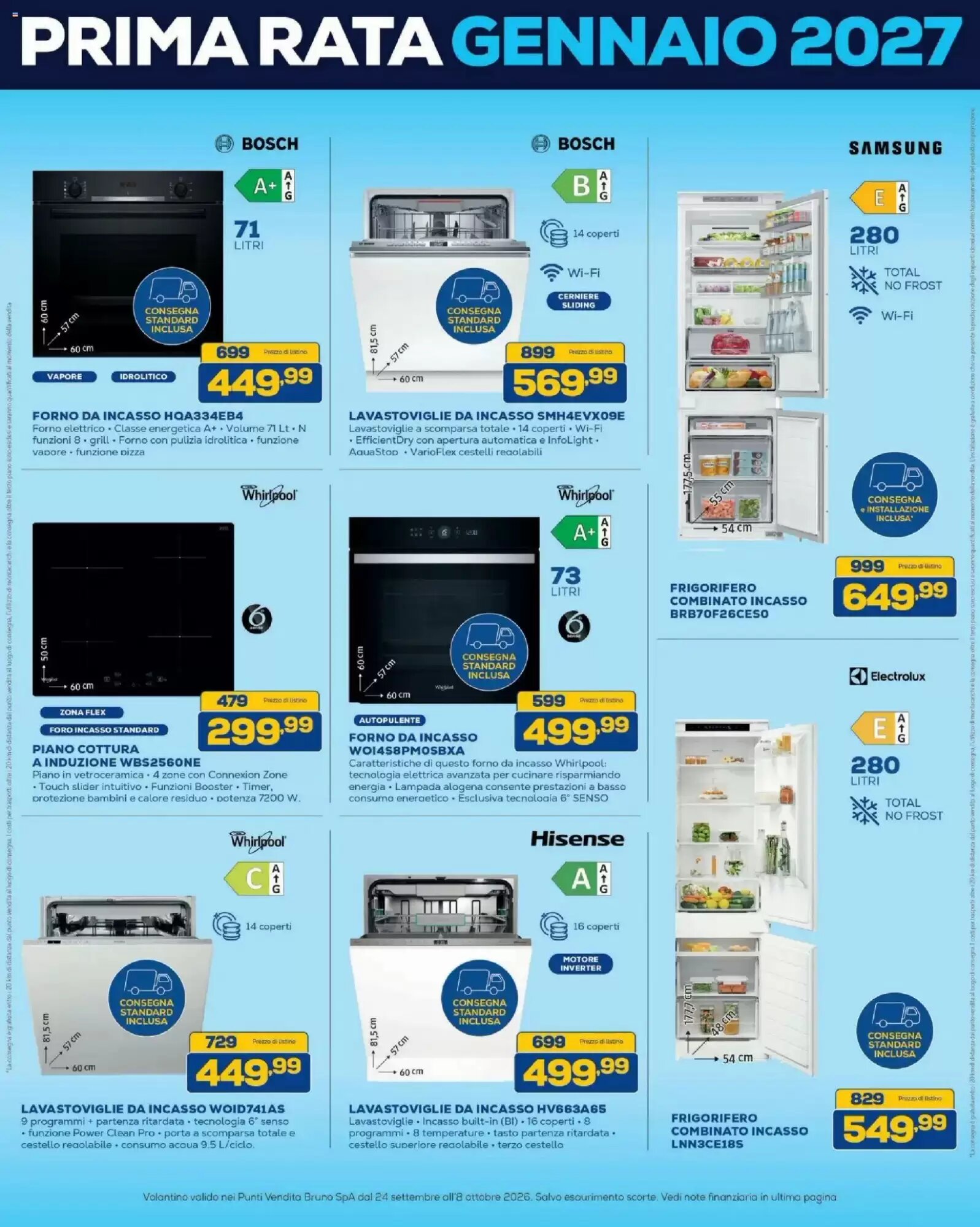 Volantino promozionale Euronics Bruno  valide dal 24/09/2026 - Pagina 35.