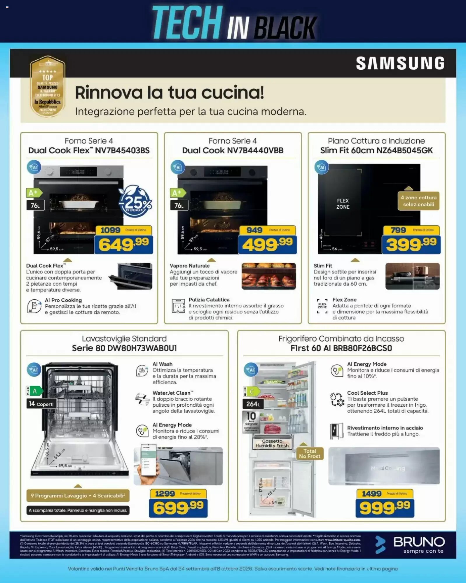 Volantino promozionale Euronics Bruno  valide dal 24/09/2026 - Pagina 39.