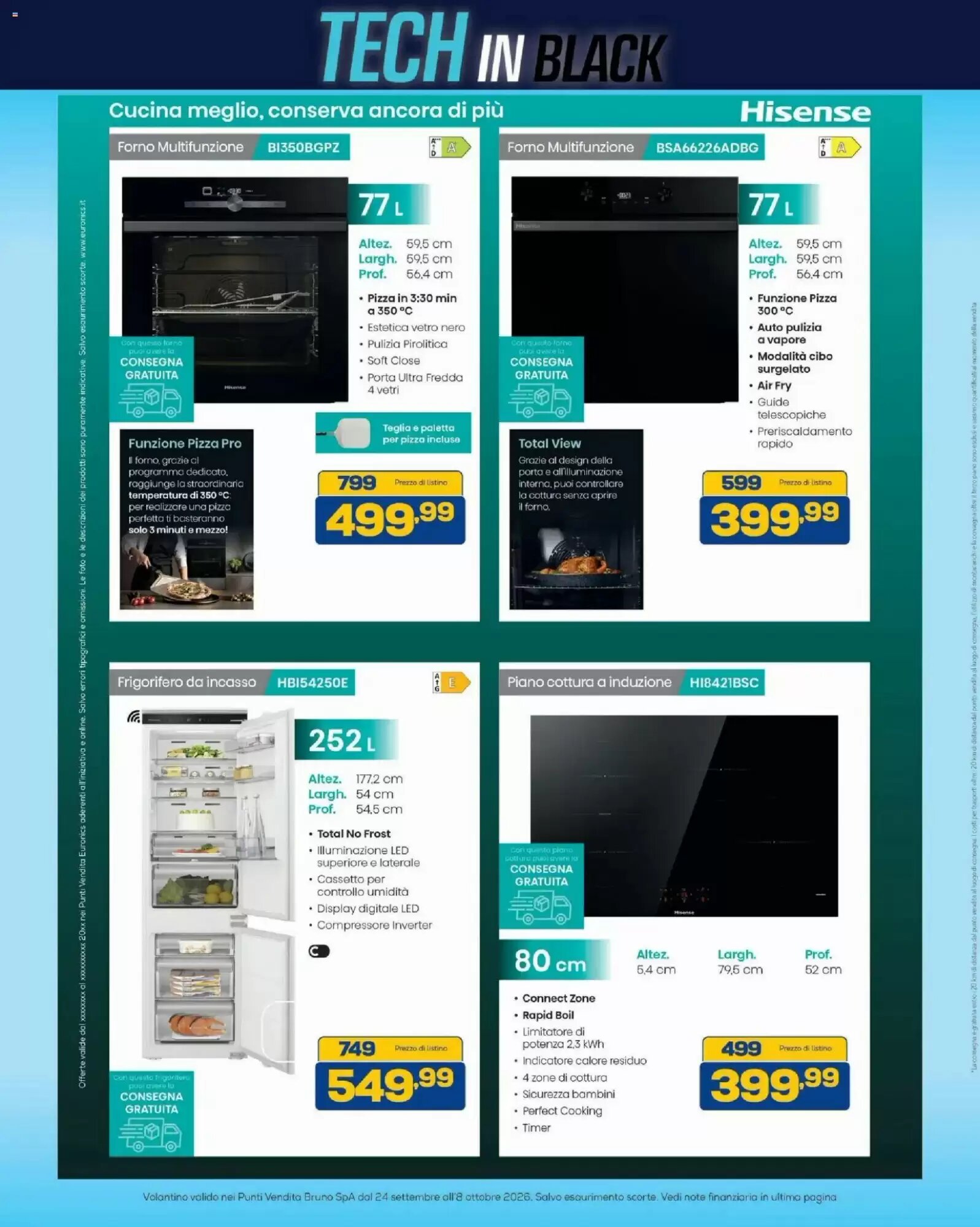 Volantino promozionale Euronics Bruno  valide dal 24/09/2026 - Pagina 40.
