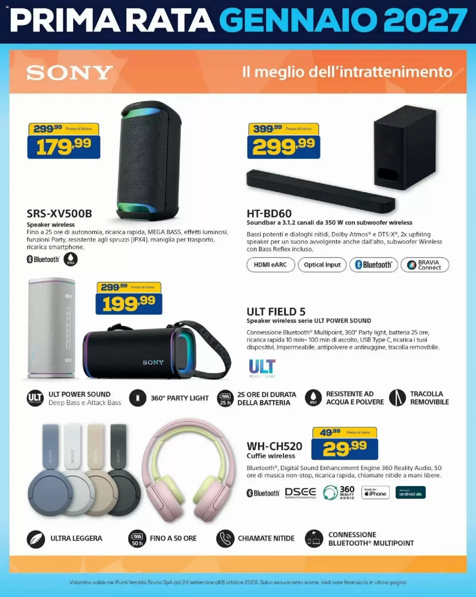 Volantino promozionale Euronics Bruno  valide dal 24/09/2026 - Pagina 43.
