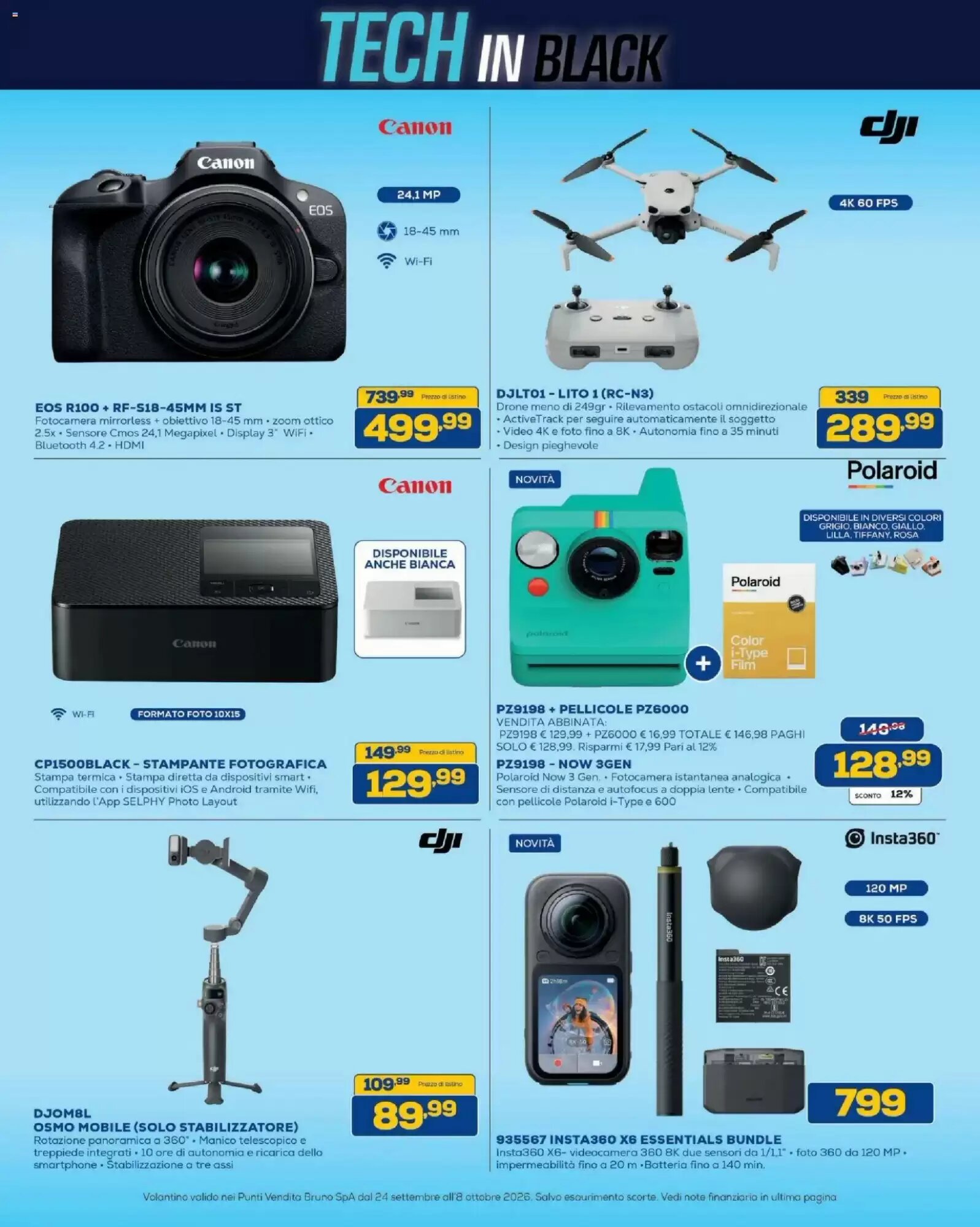 Volantino promozionale Euronics Bruno  valide dal 24/09/2026 - Pagina 9.