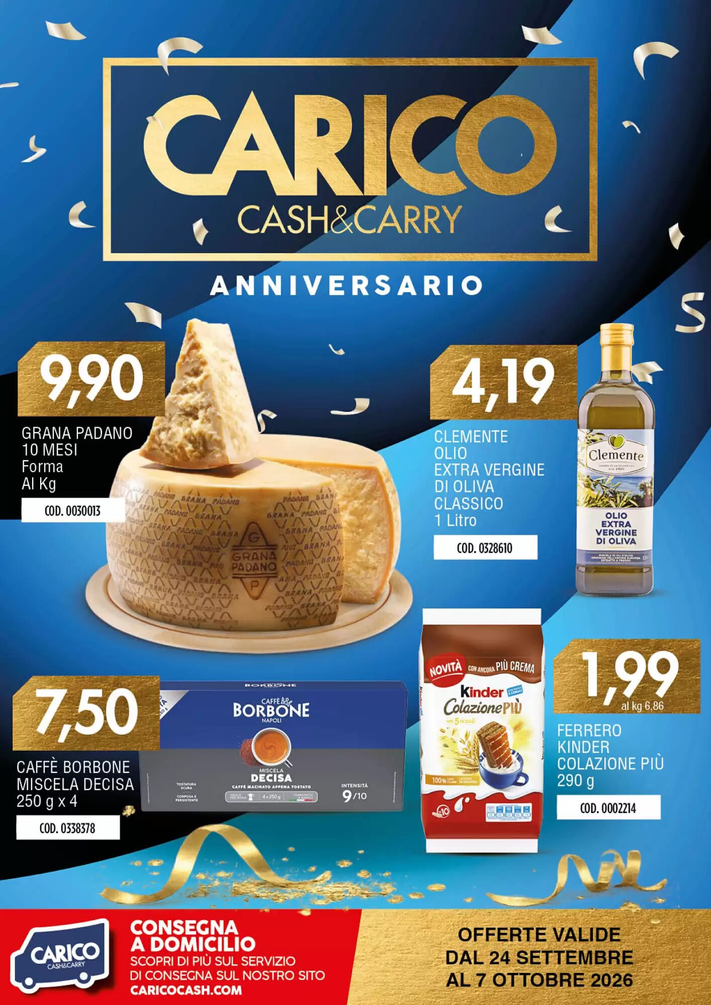 Volantino promozionale Carico Cash & Carry valide dal 24/09/2026 - Pagina 1.