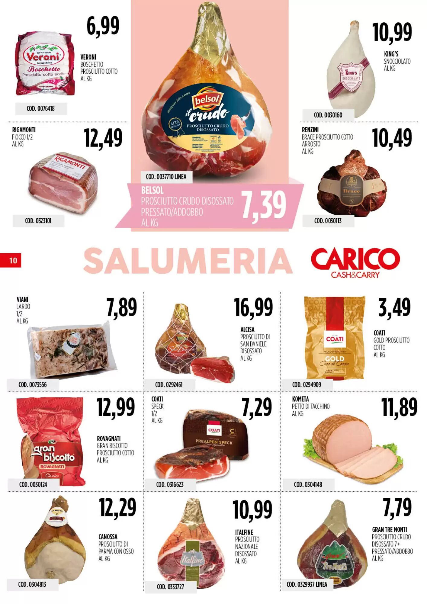 Volantino promozionale Carico Cash & Carry  valide dal 24/09/2026 - Pagina 10.
