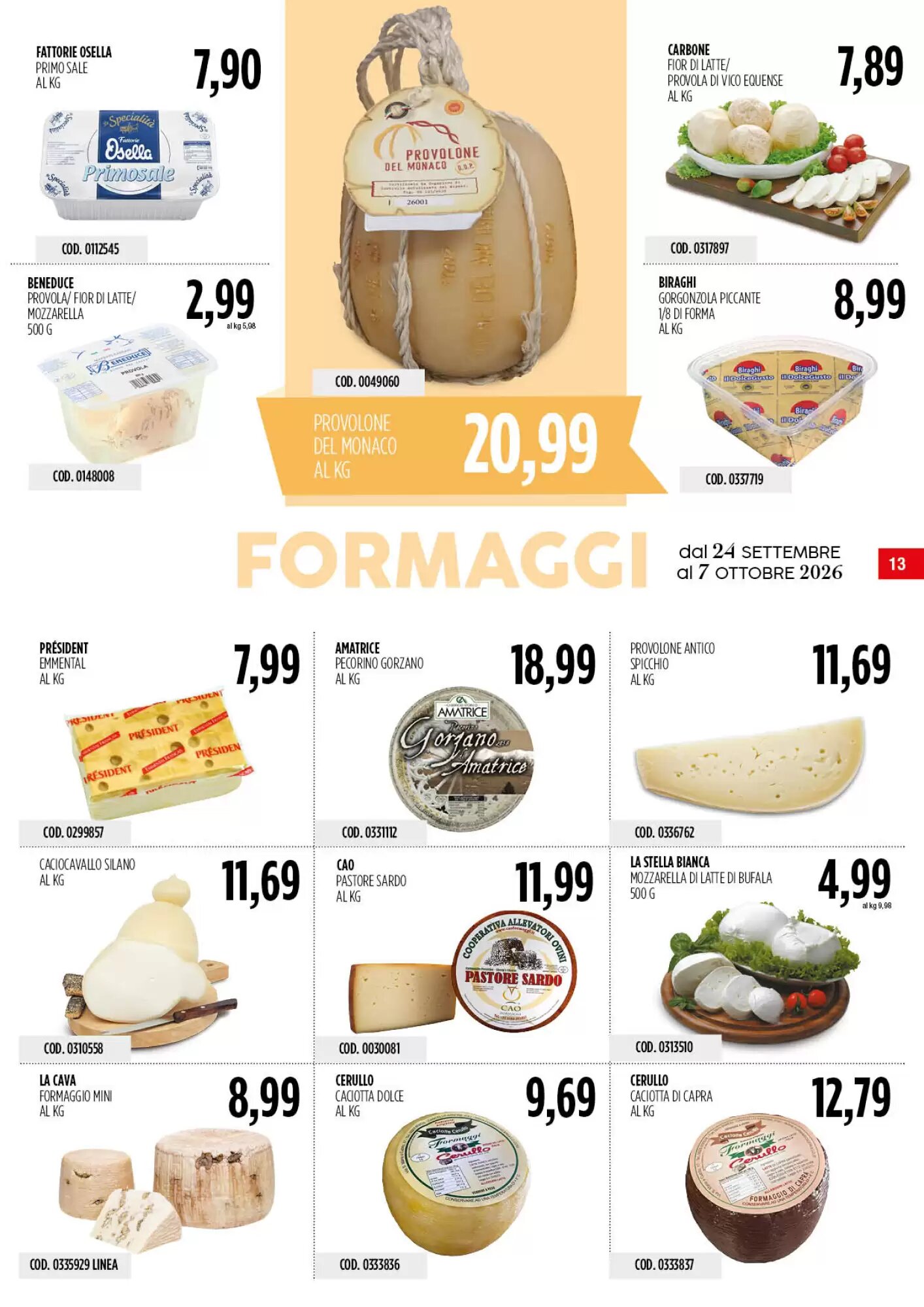 Volantino promozionale Carico Cash & Carry  valide dal 24/09/2026 - Pagina 13.