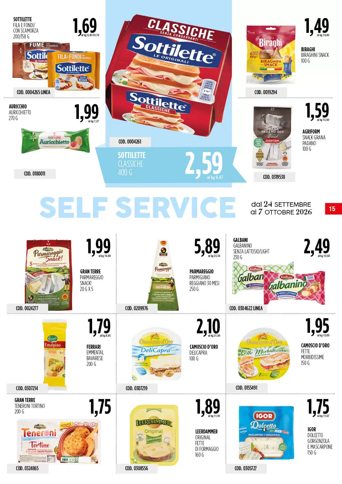 Volantino promozionale Carico Cash & Carry  valide dal 24/09/2026 - Pagina 15.