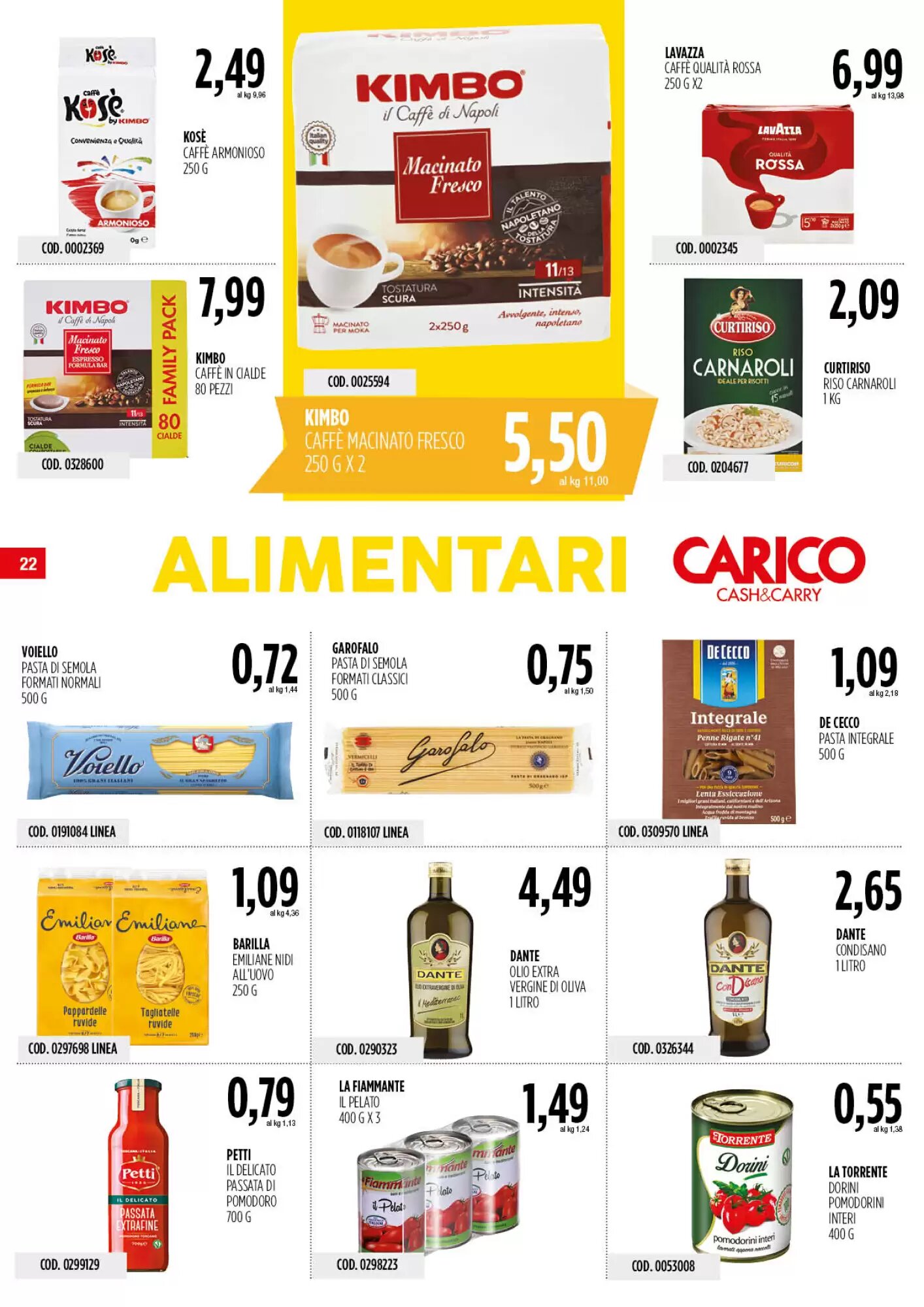 Volantino promozionale Carico Cash & Carry  valide dal 24/09/2026 - Pagina 22.