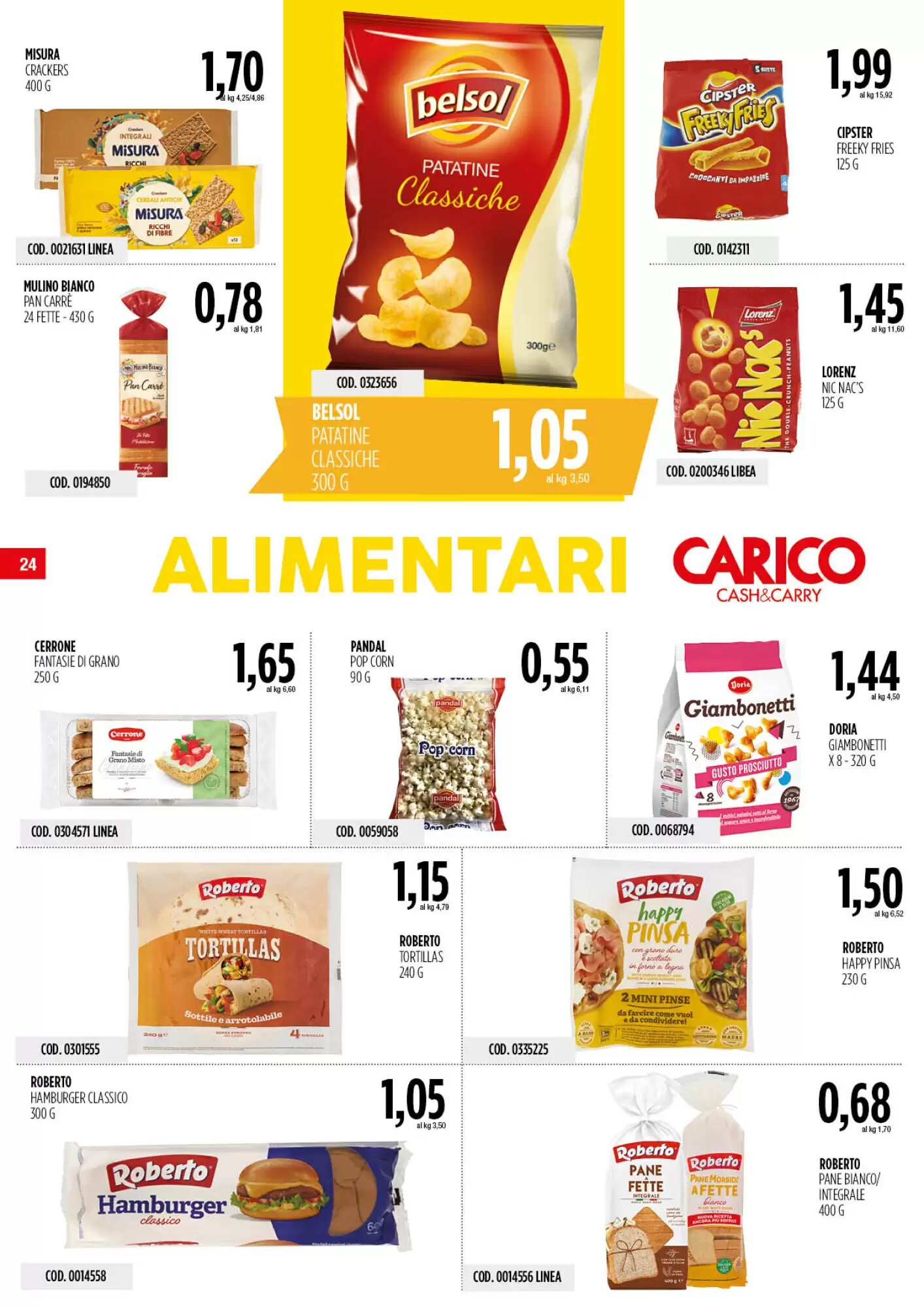 Volantino promozionale Carico Cash & Carry  valide dal 24/09/2026 - Pagina 24.