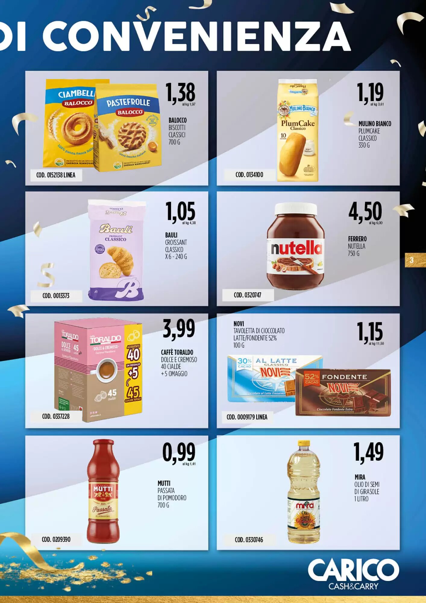 Volantino promozionale Carico Cash & Carry  valide dal 24/09/2026 - Pagina 3.