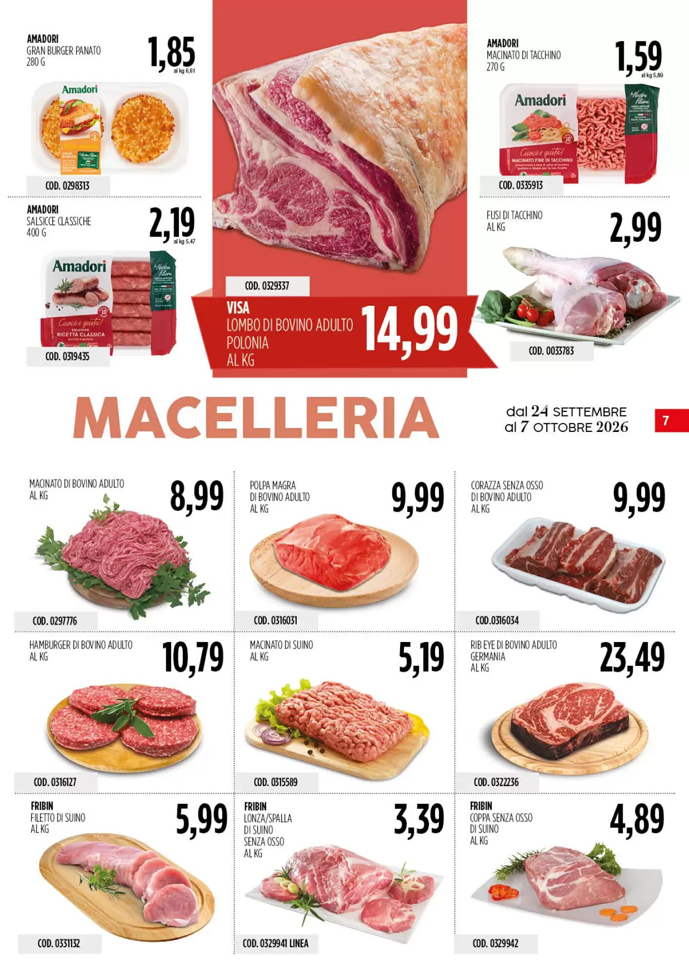 Volantino promozionale Carico Cash & Carry  valide dal 24/09/2026 - Pagina 7.