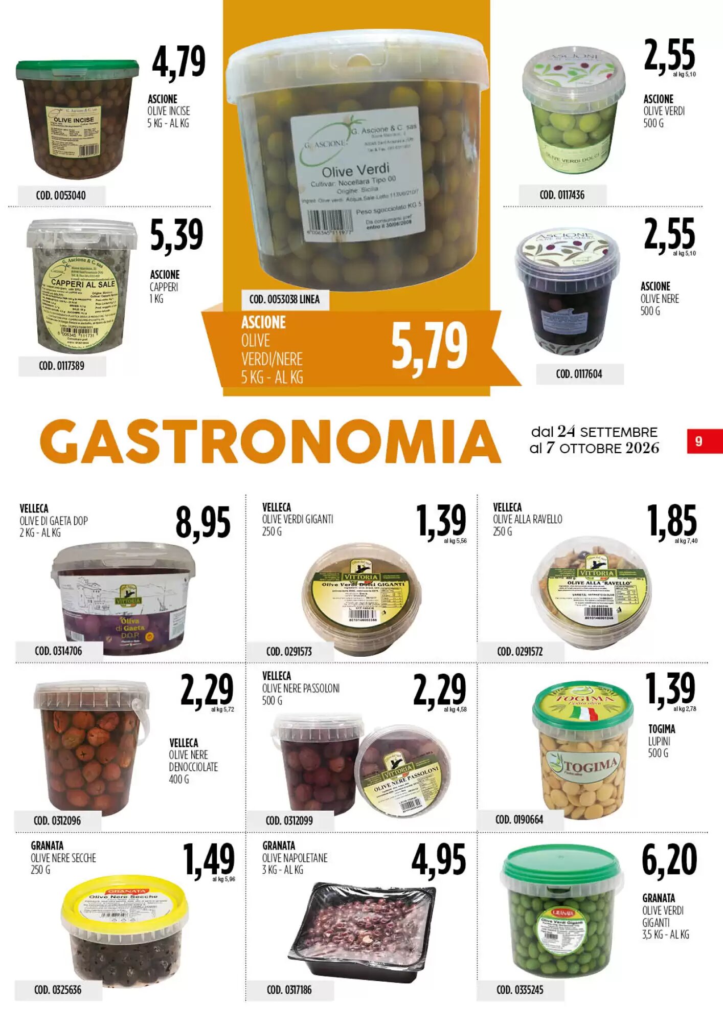 Volantino promozionale Carico Cash & Carry  valide dal 24/09/2026 - Pagina 9.
