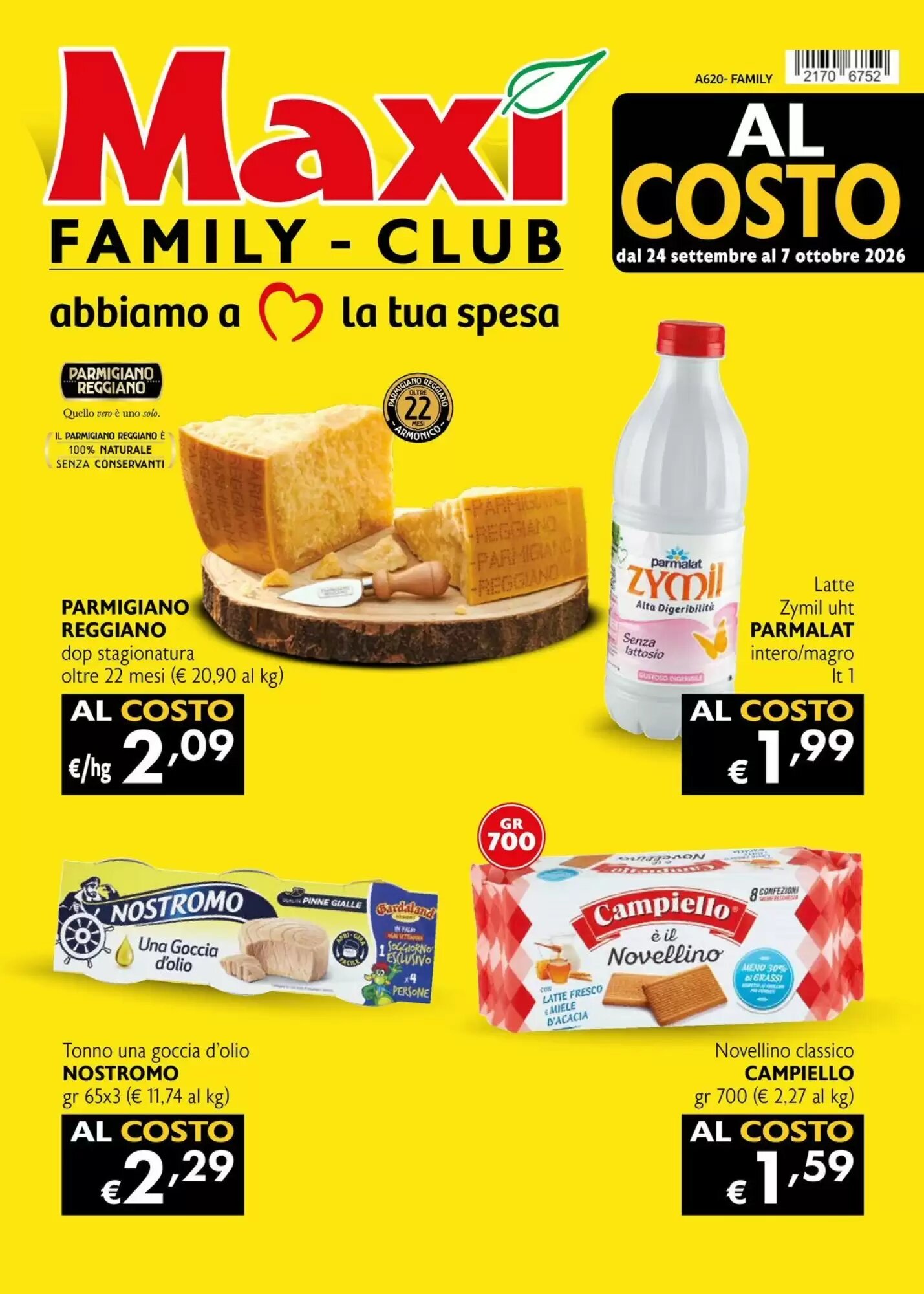 Volantino promozionale Maxi Family valide dal 24/09/2026 - Pagina 1.