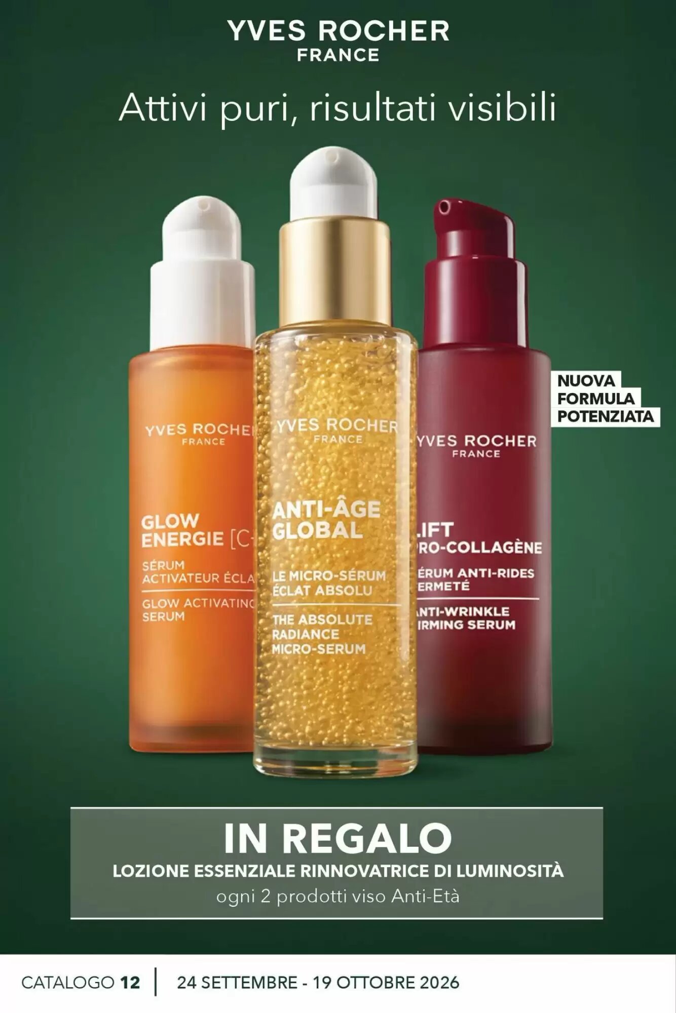 Volantino promozionale Yves Rocher  valide dal 24/09/2026 - Pagina 1.