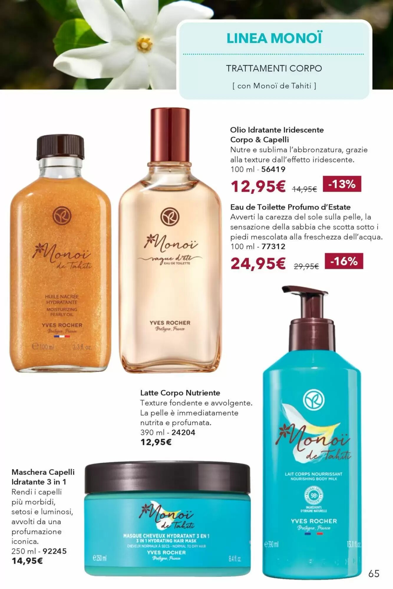 Volantino promozionale Yves Rocher  valide dal 24/09/2026 - Pagina 65.
